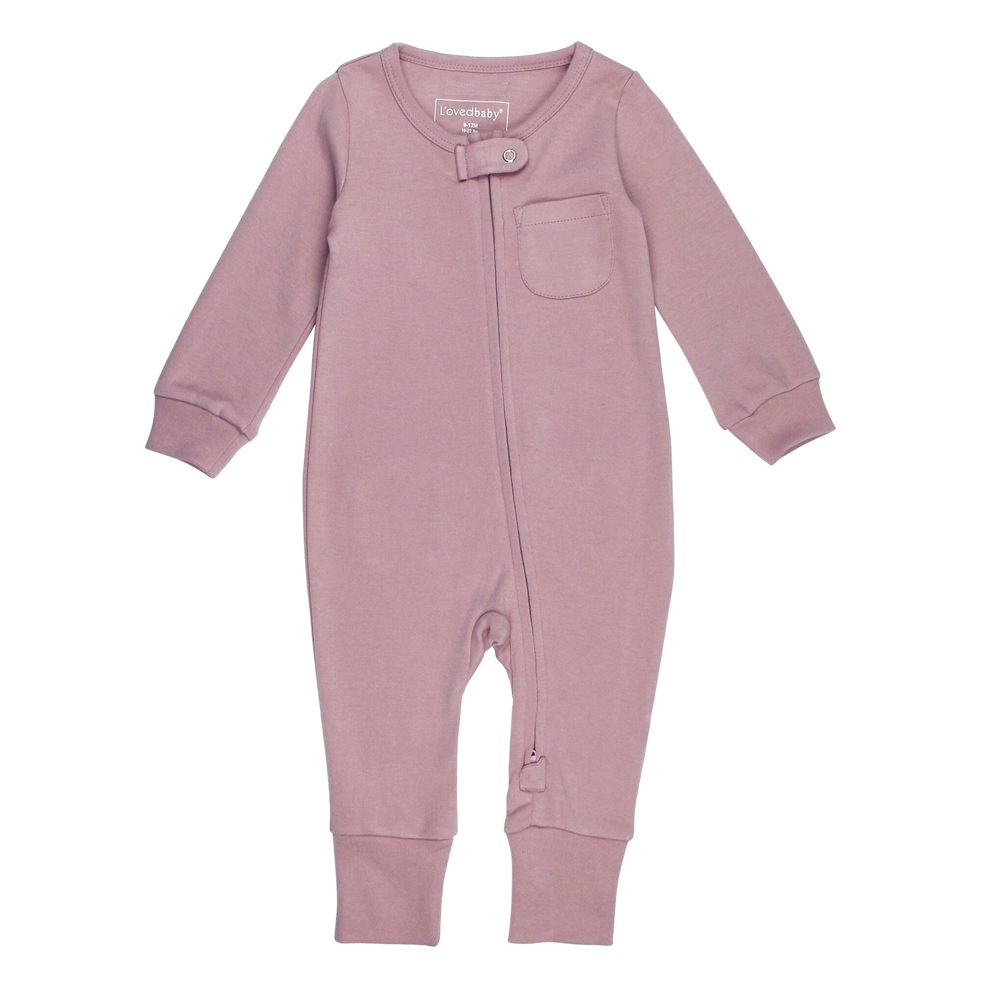 Lavender - Organic Zipper Romper
