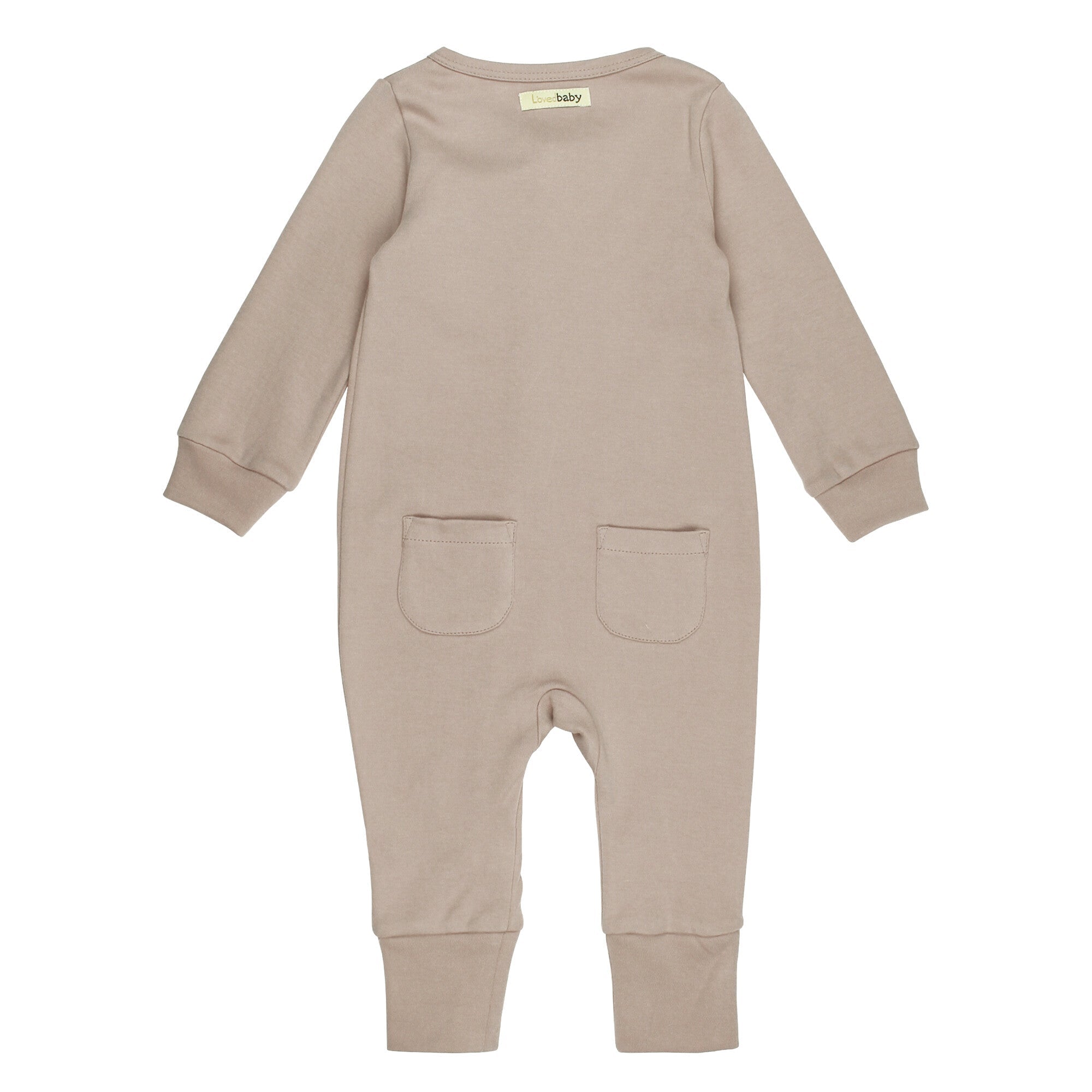 Oatmeal - Organic Zipper Romper