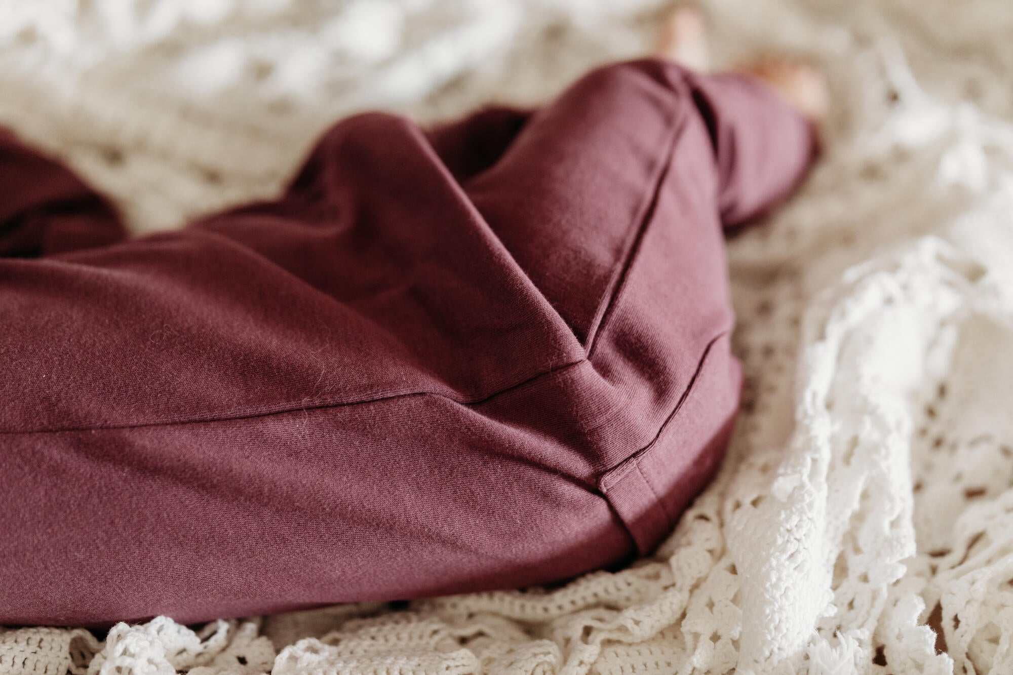 Plum - Organic Zipper Romper