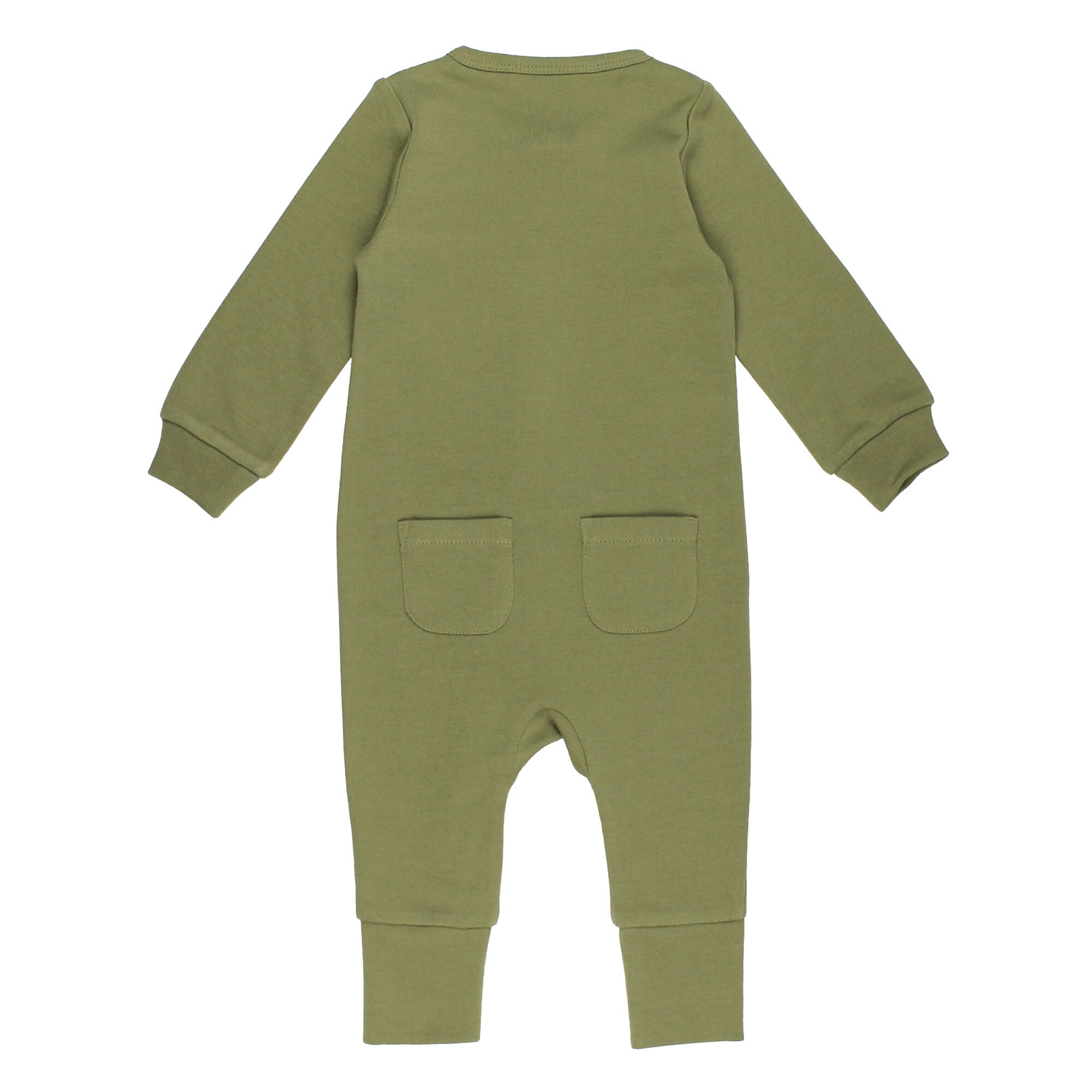 Sage - Organic Zipper Romper