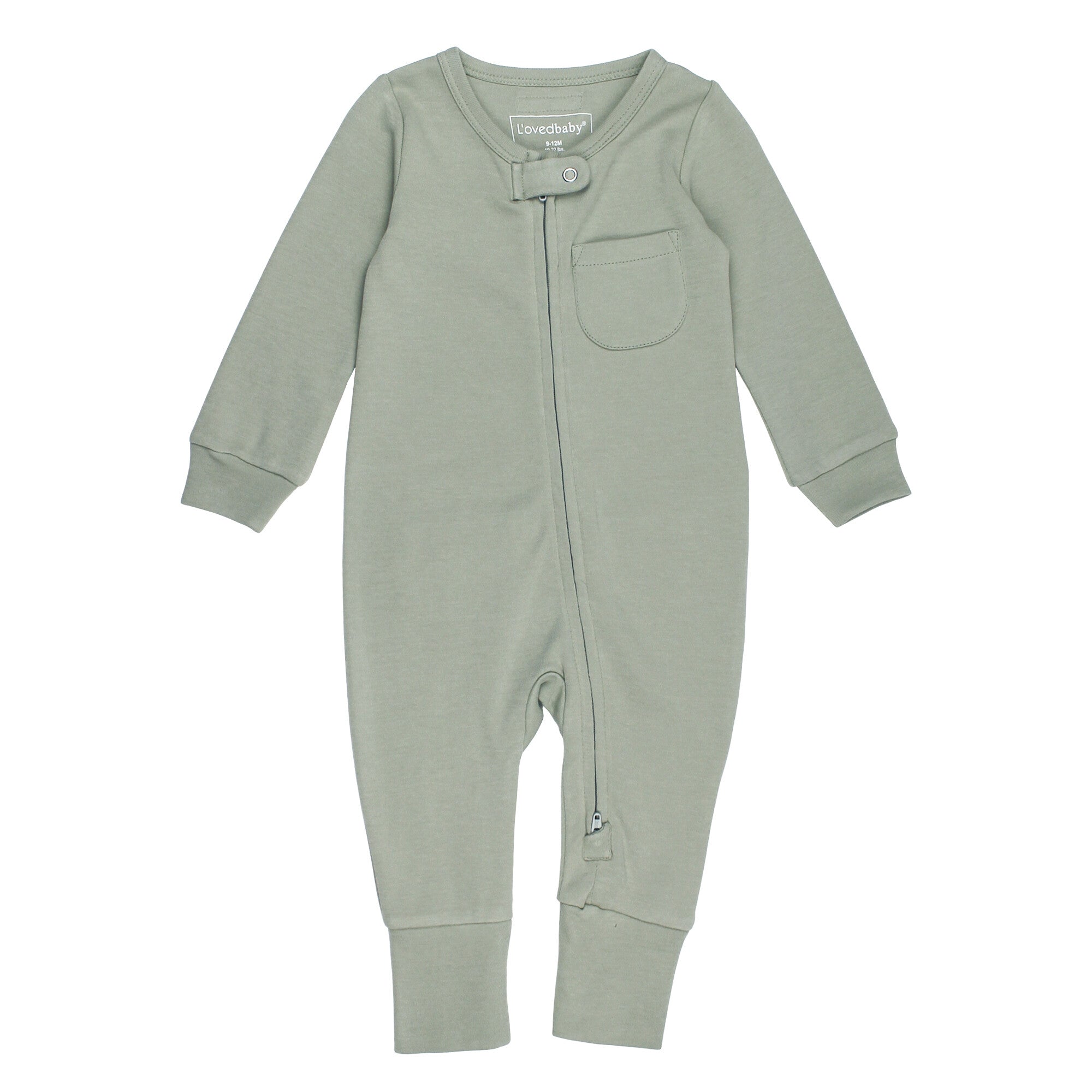 Seafoam - Organic Zipper Romper