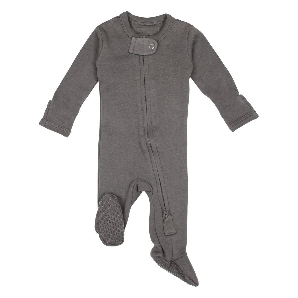Gray - Footie & Lovey Set
