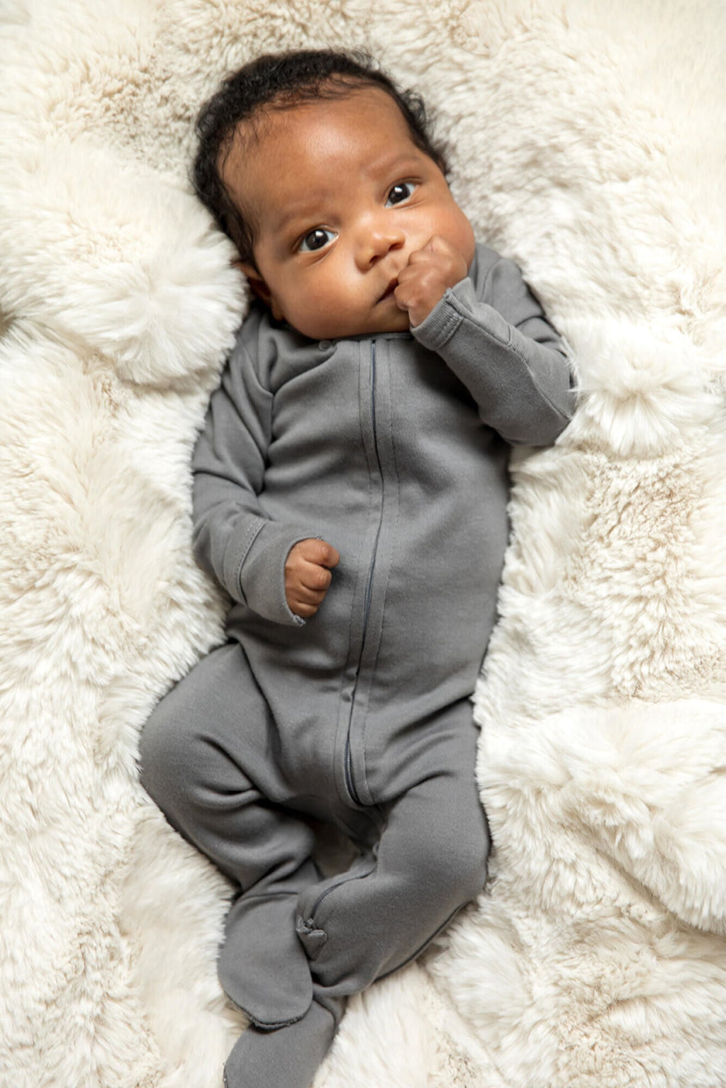 Gray - Footie & Lovey Set