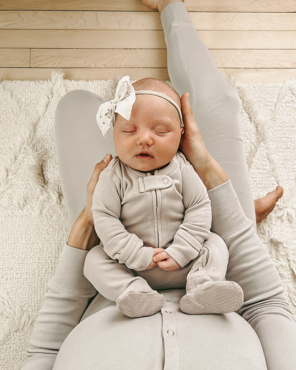Light Gray - Footie & Lovey Set