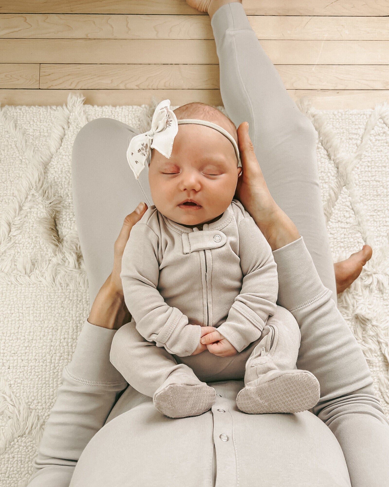 Light Gray - Footie & Lovey Set