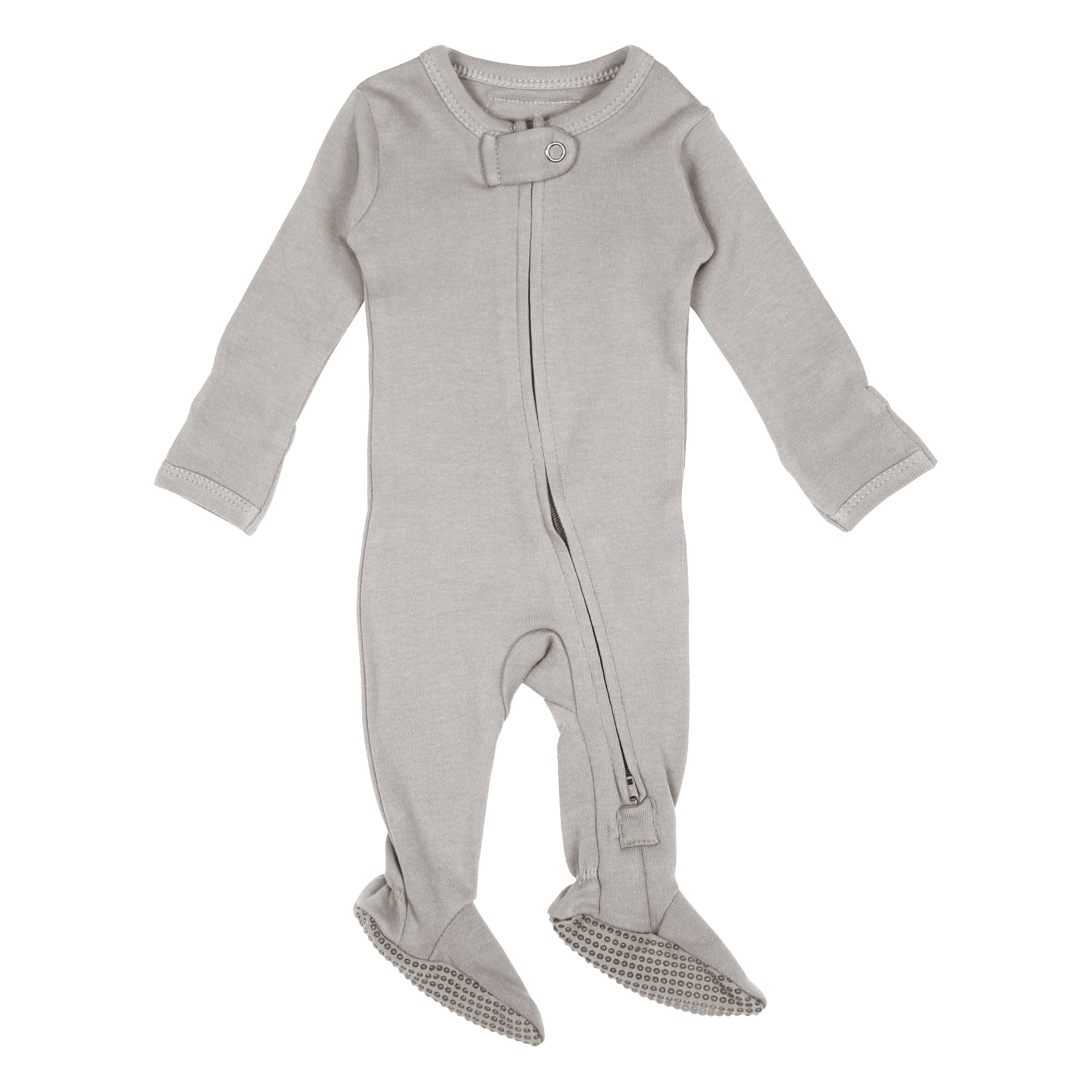 Light Gray - Footie & Lovey Set