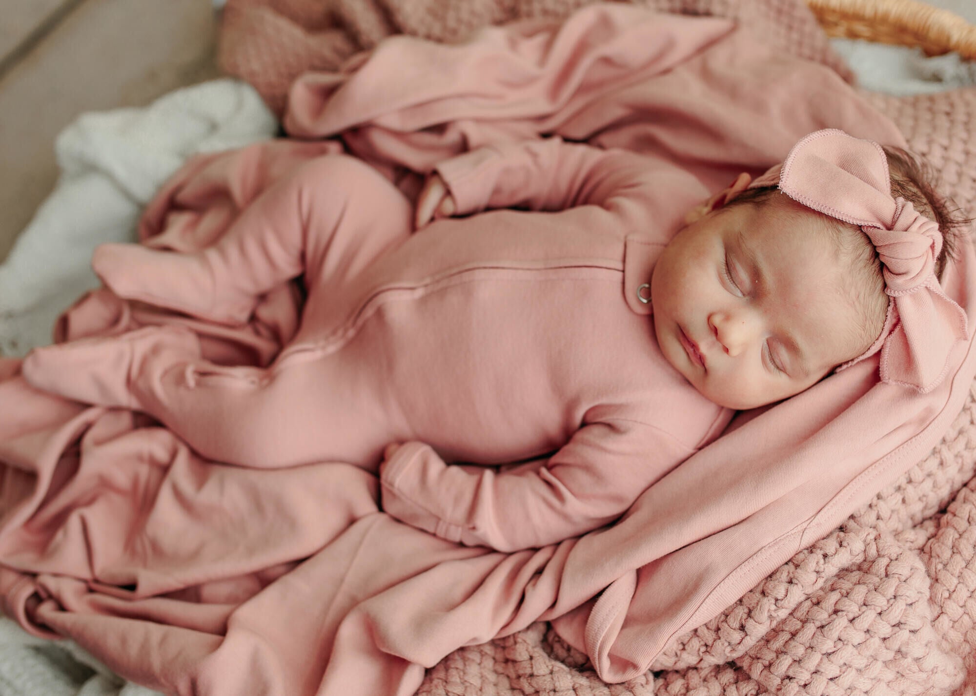 Mauve - Footie & Lovey Set