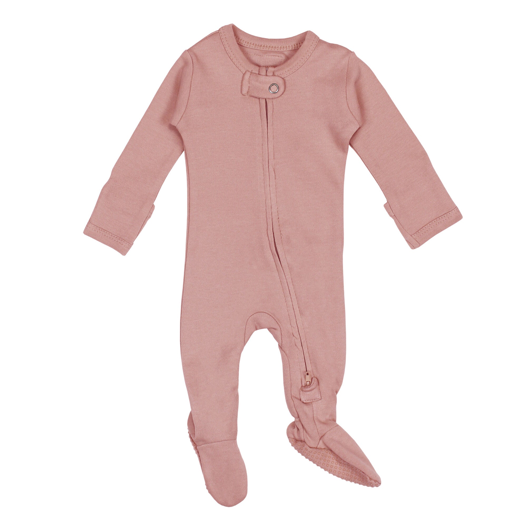 Mauve - Footie & Lovey Set