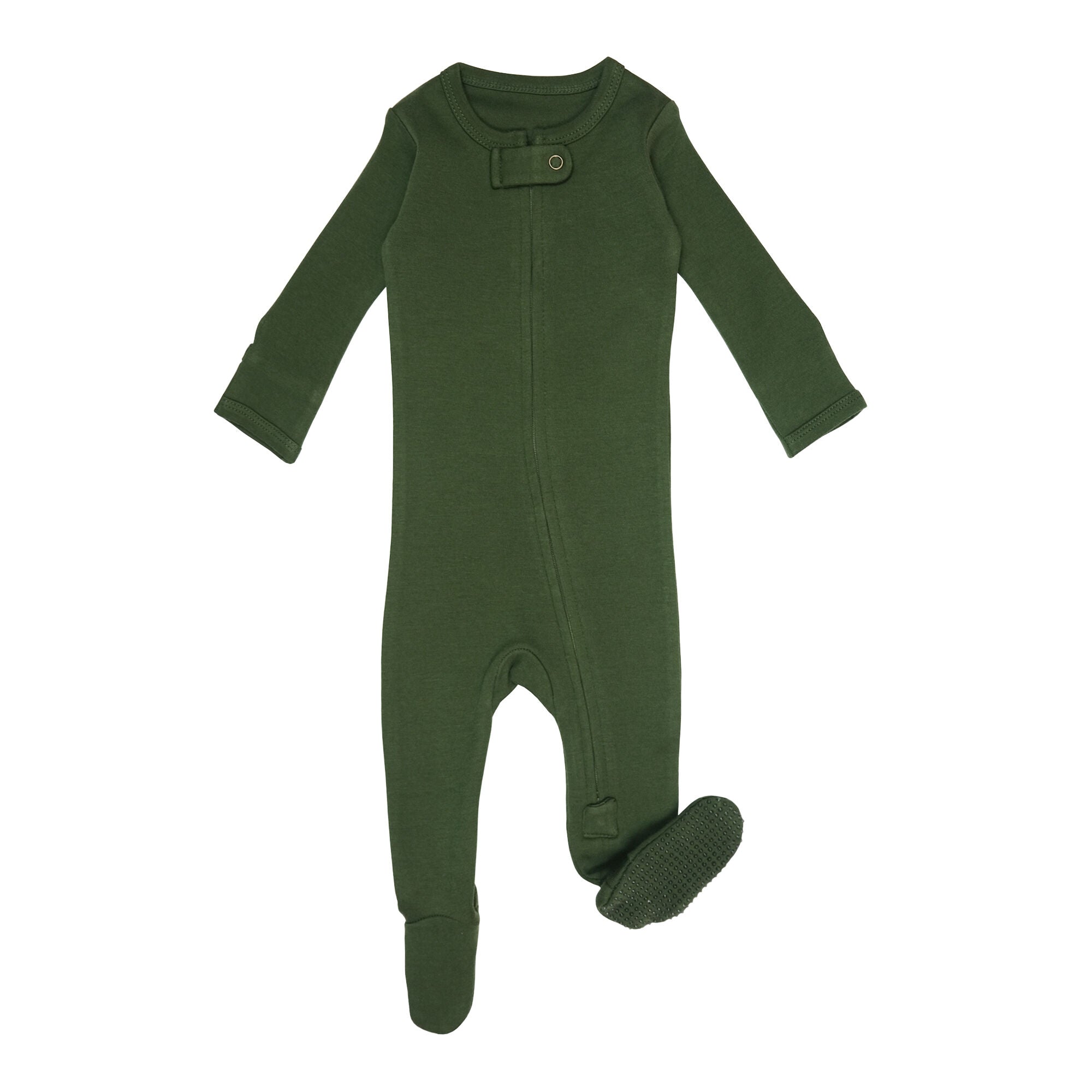 Forest - Organic Zipper Footie
