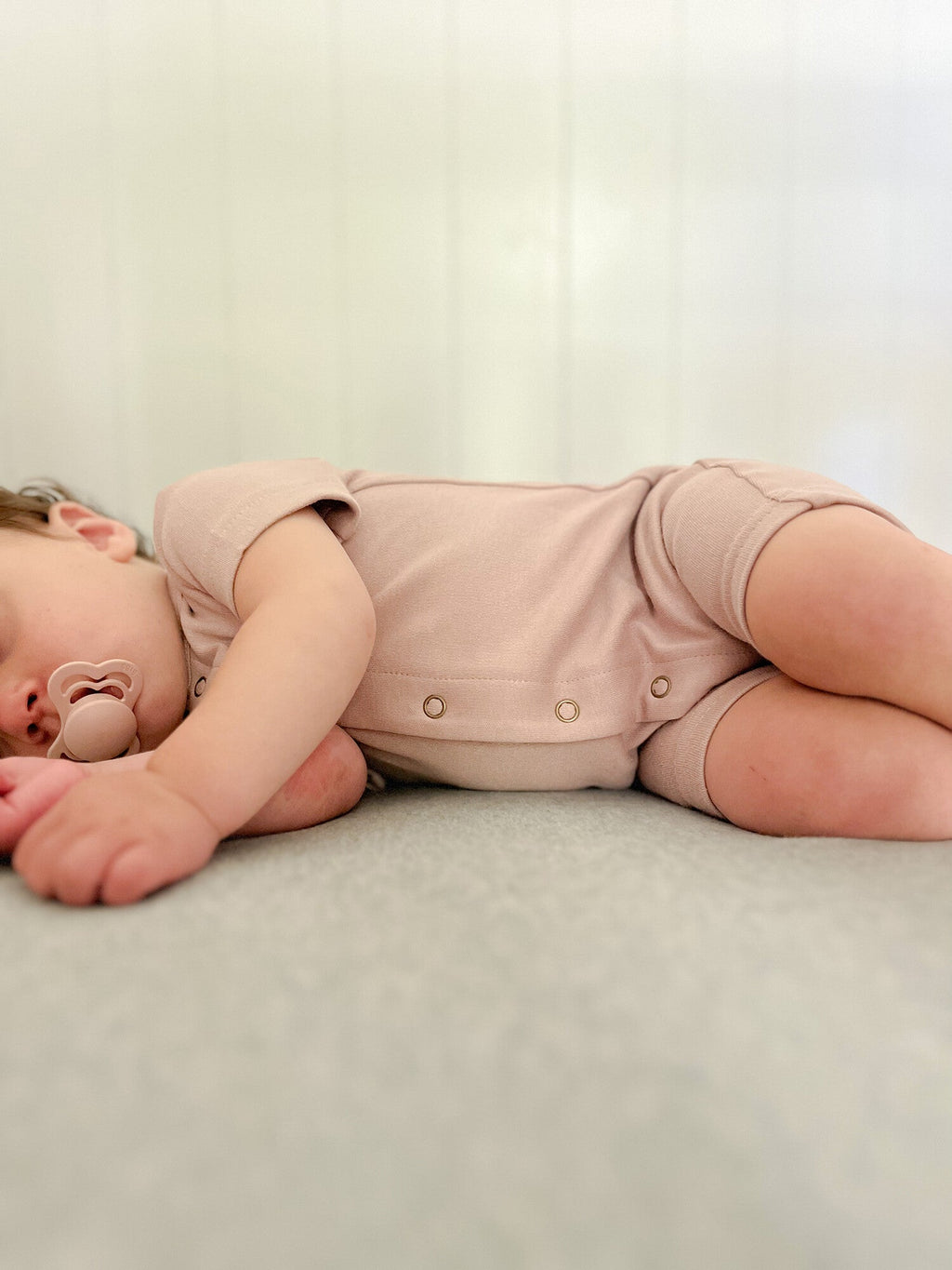 Pinks - Organic S/Sleeve Romper