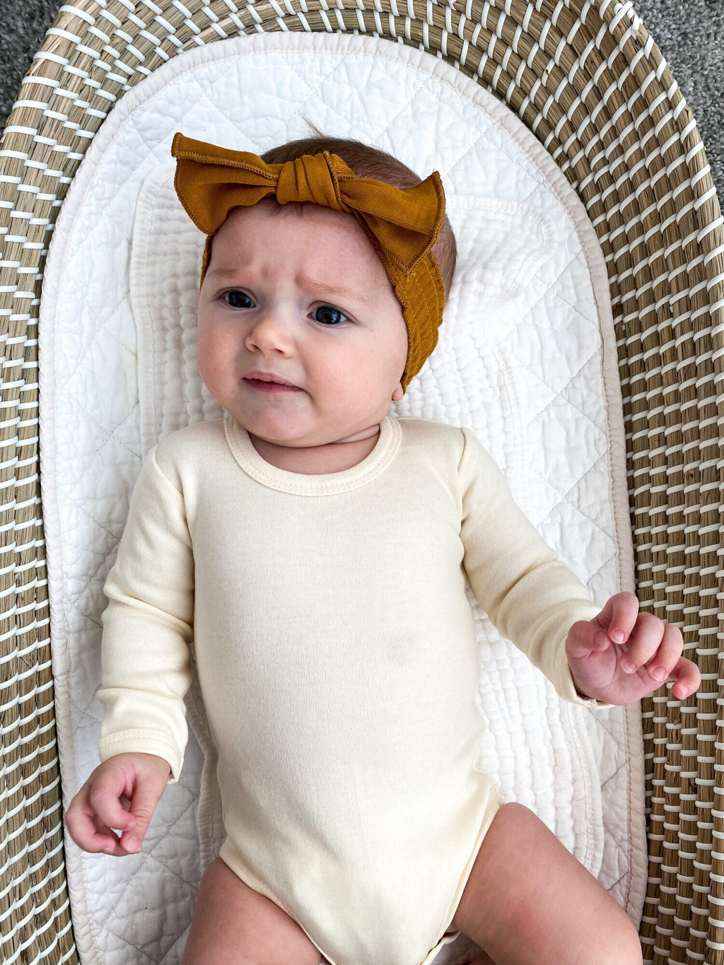 Butterscotch - Organic Smocked Headband
