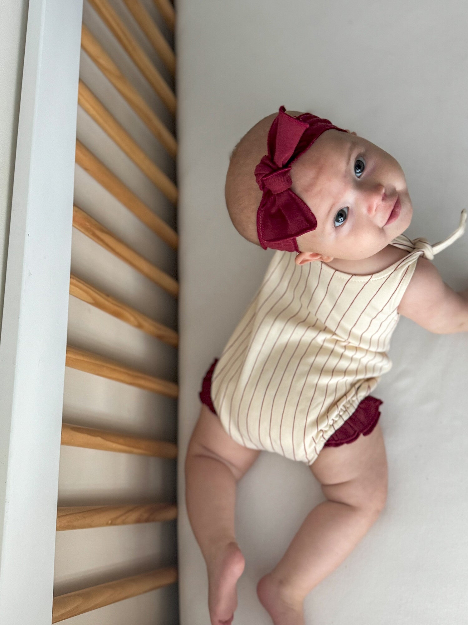 Crimson - Organic Smocked Headband