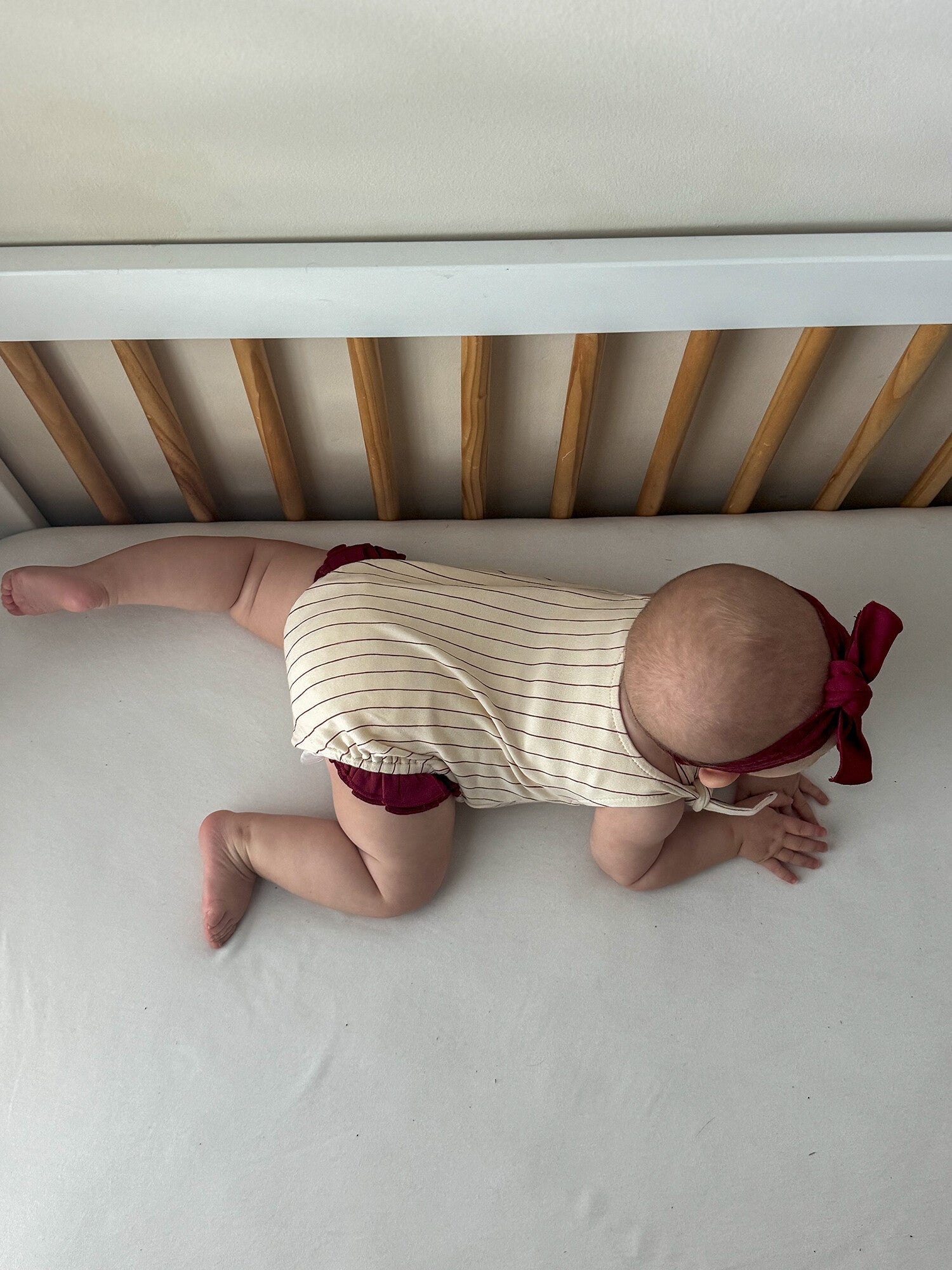 Crimson - Organic Smocked Headband