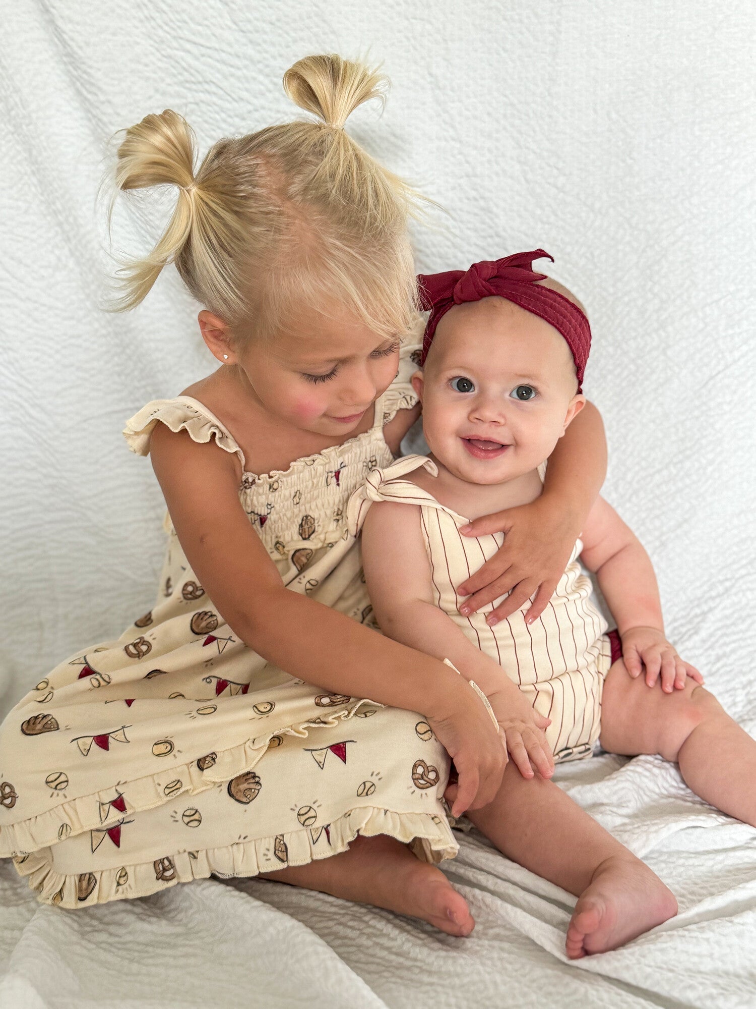 Crimson - Organic Smocked Headband