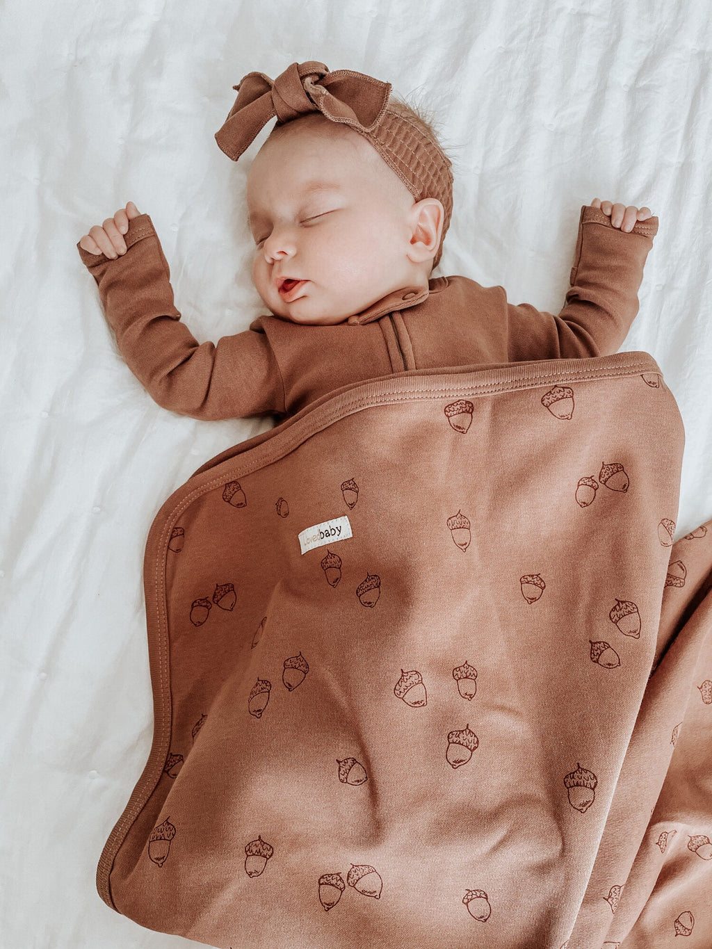 Latte Acorn - Organic Blanket