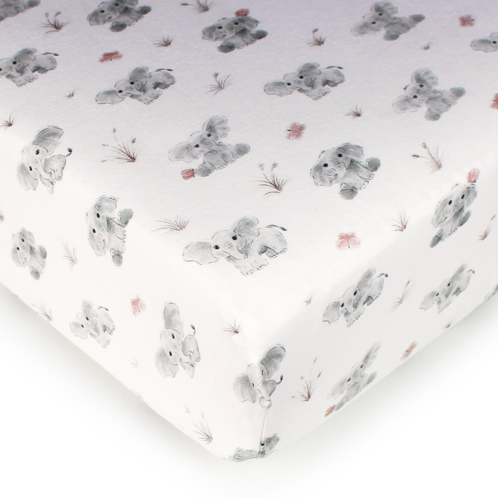 Baby Elephant - Organic Crib Sheets