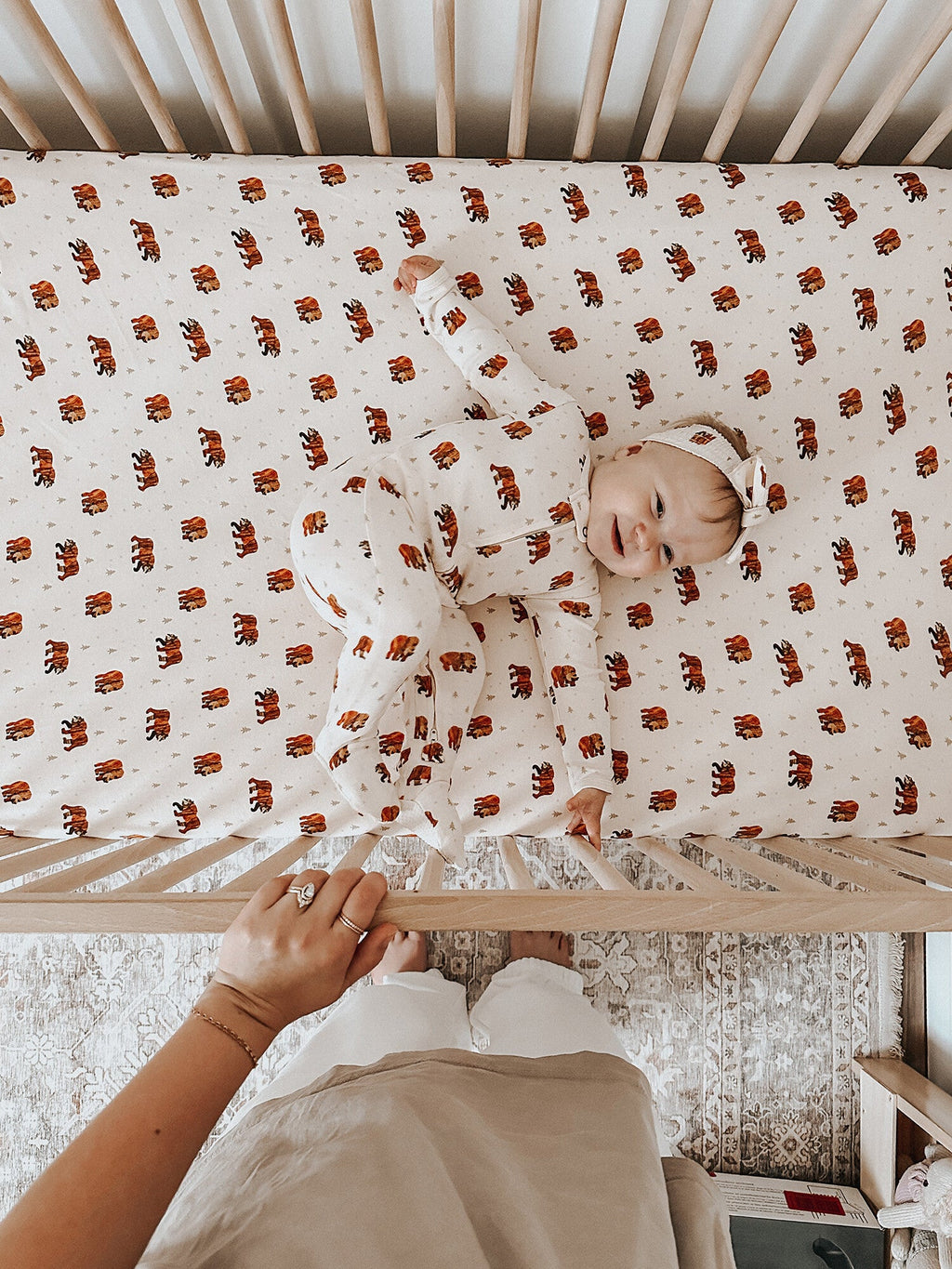 Brown Bear - Organic Crib Sheets