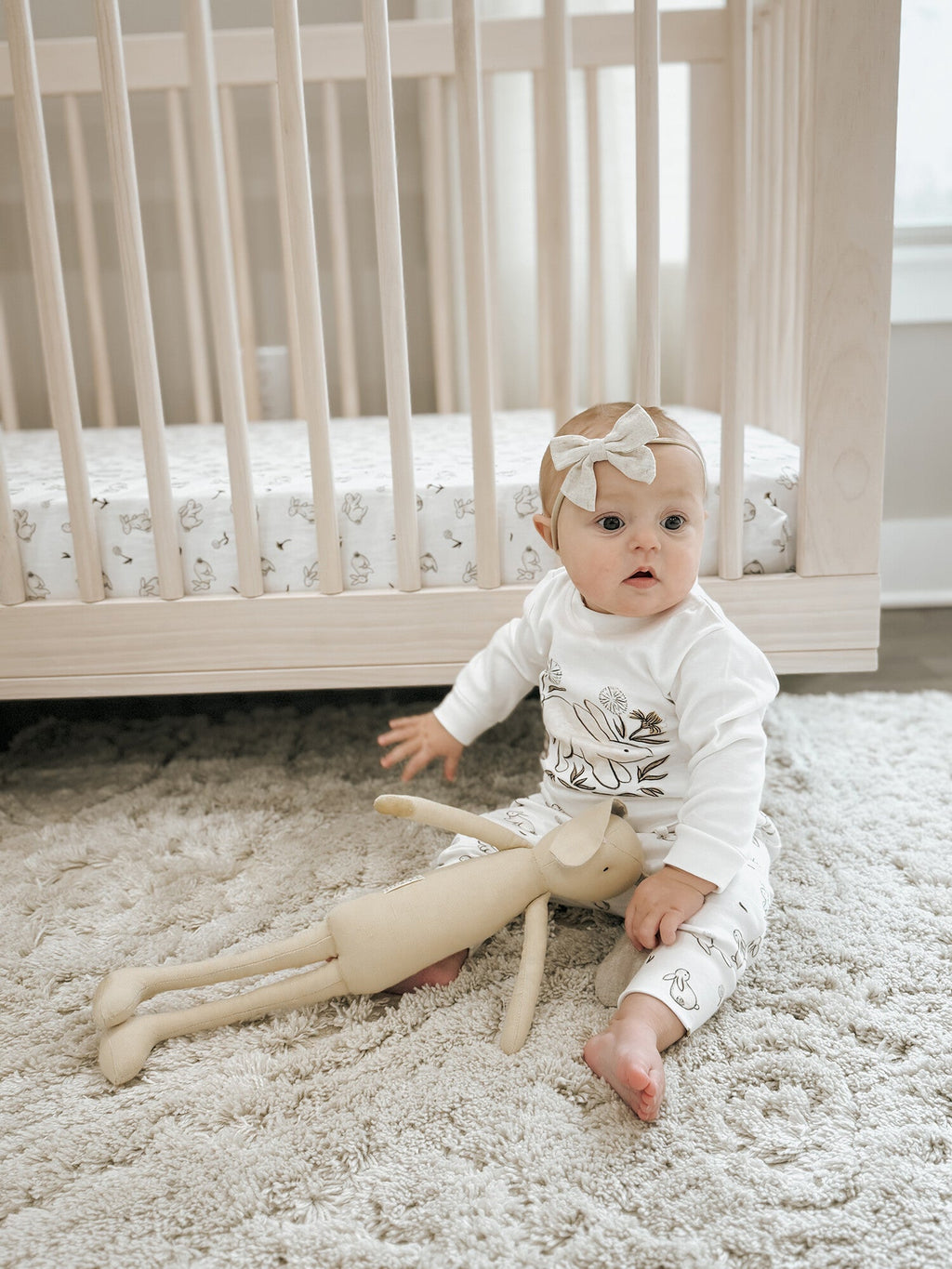 Bunny - Organic Crib Sheets