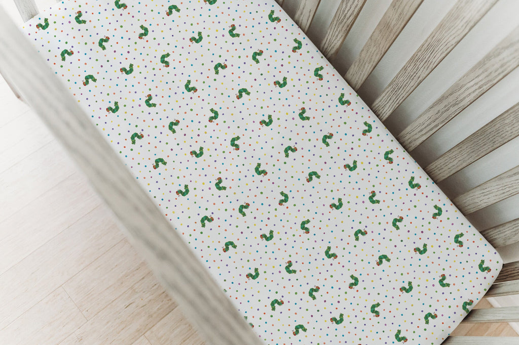 Caterpillar - Organic Crib Sheets