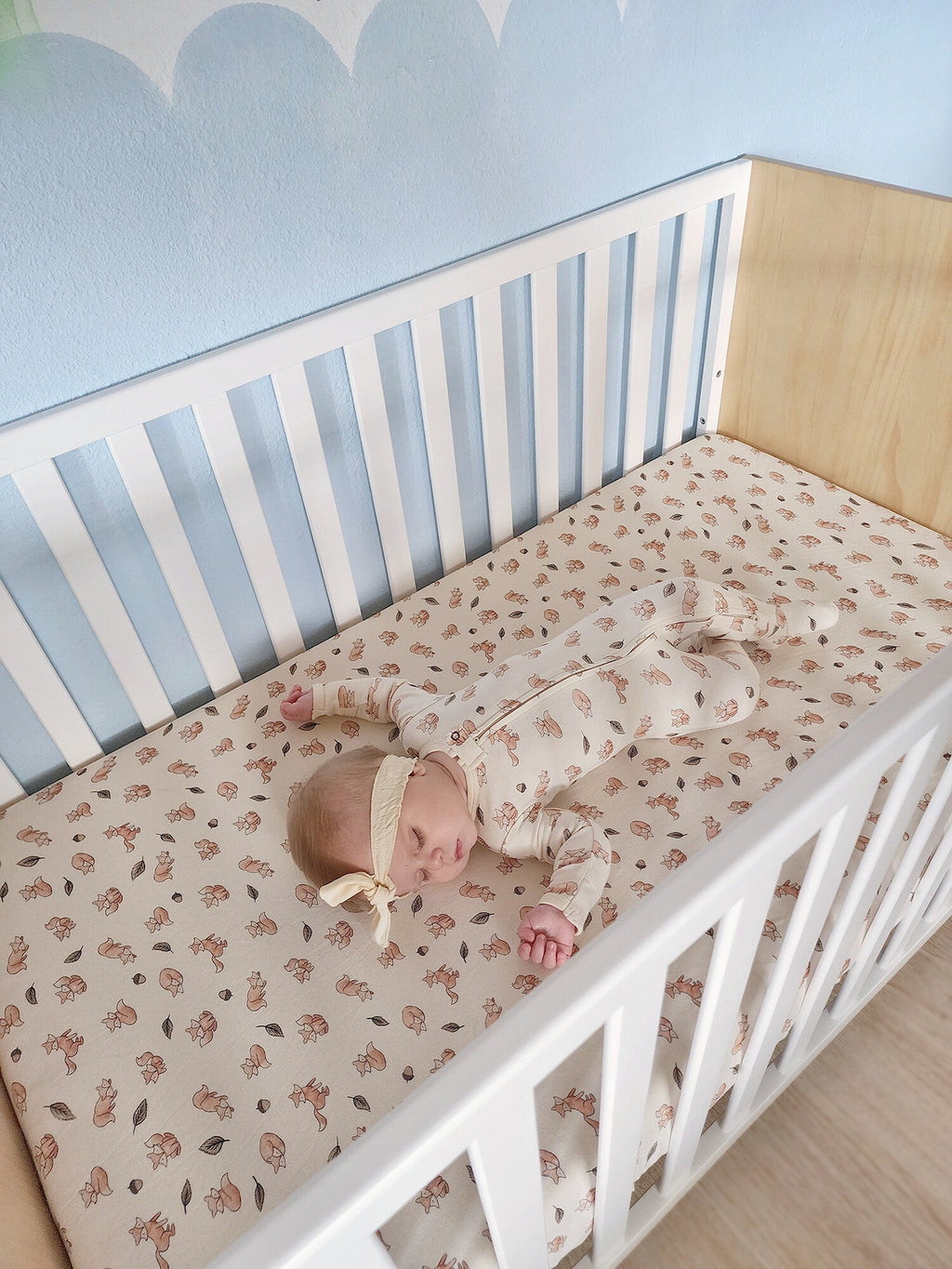 Foxy - Organic Crib Sheets