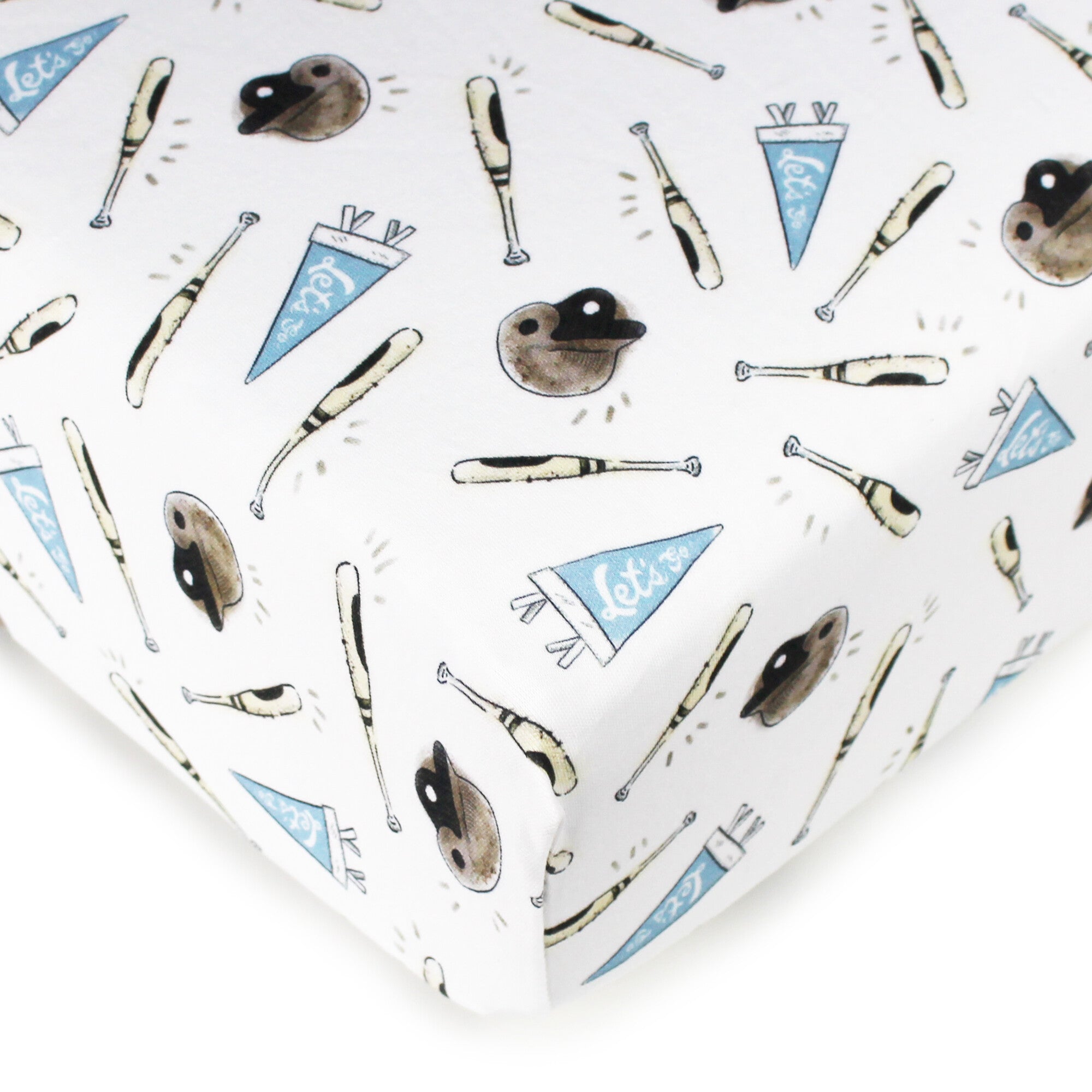 Let's Go - Organic Crib Sheets