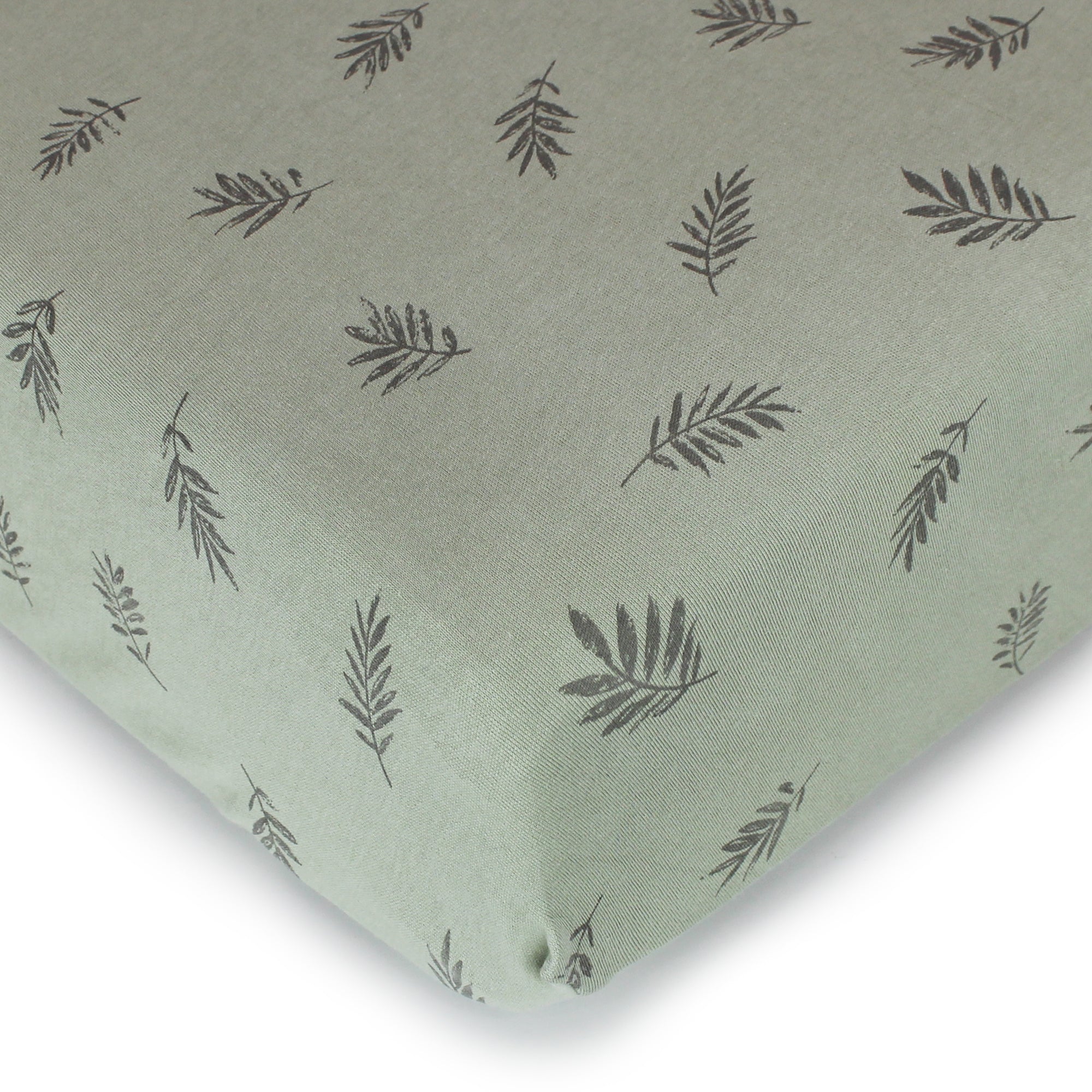 Seafoam Fern - Organic Crib Sheets