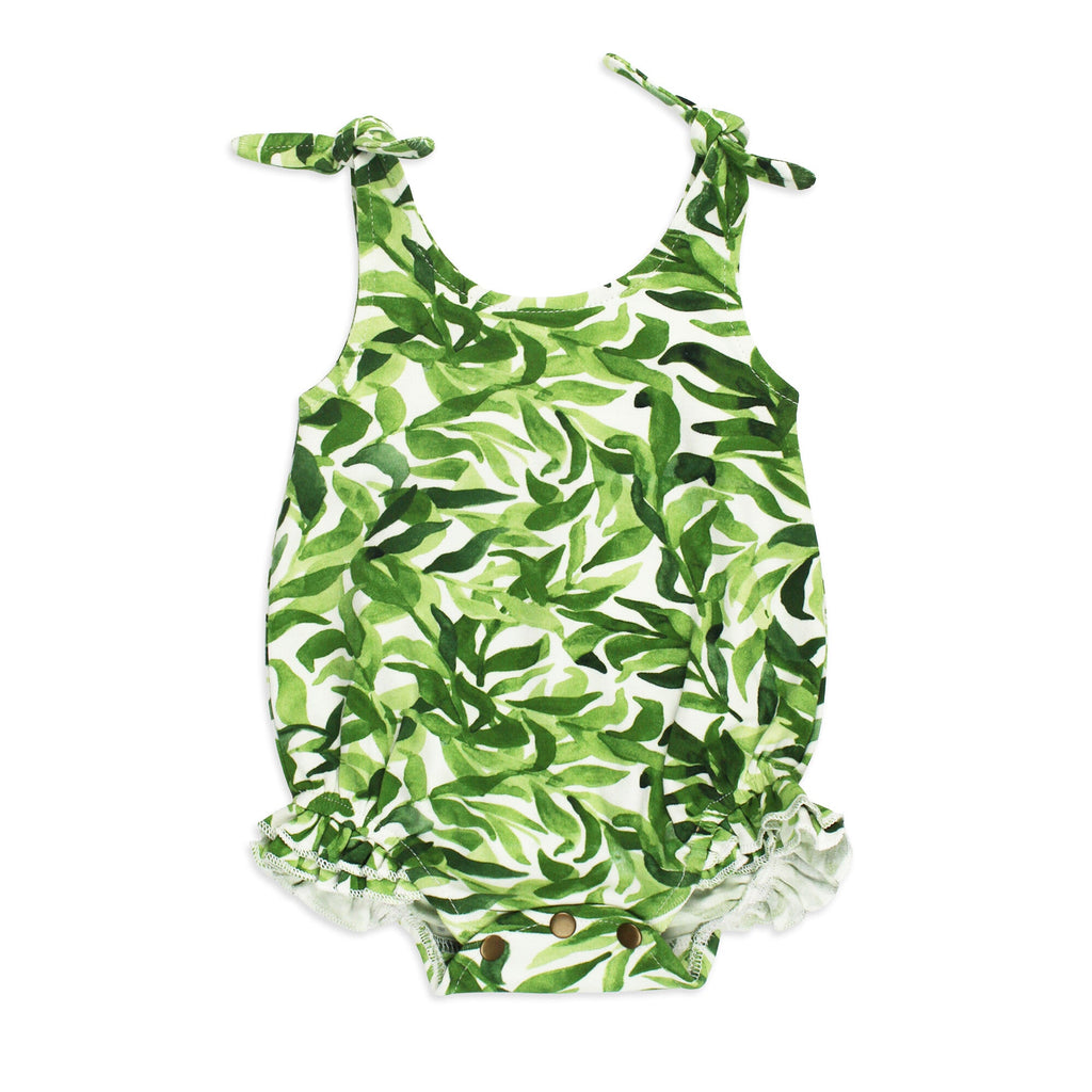 Kelp - Organic Ruffle Bodysuit