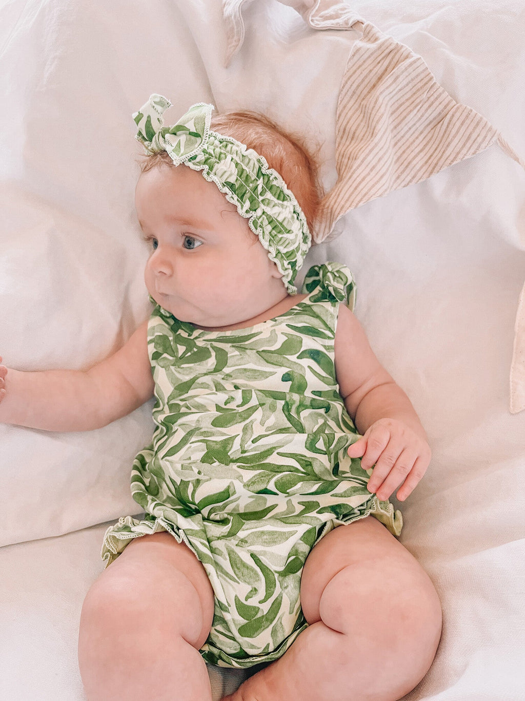Kelp - Organic Ruffle Bodysuit