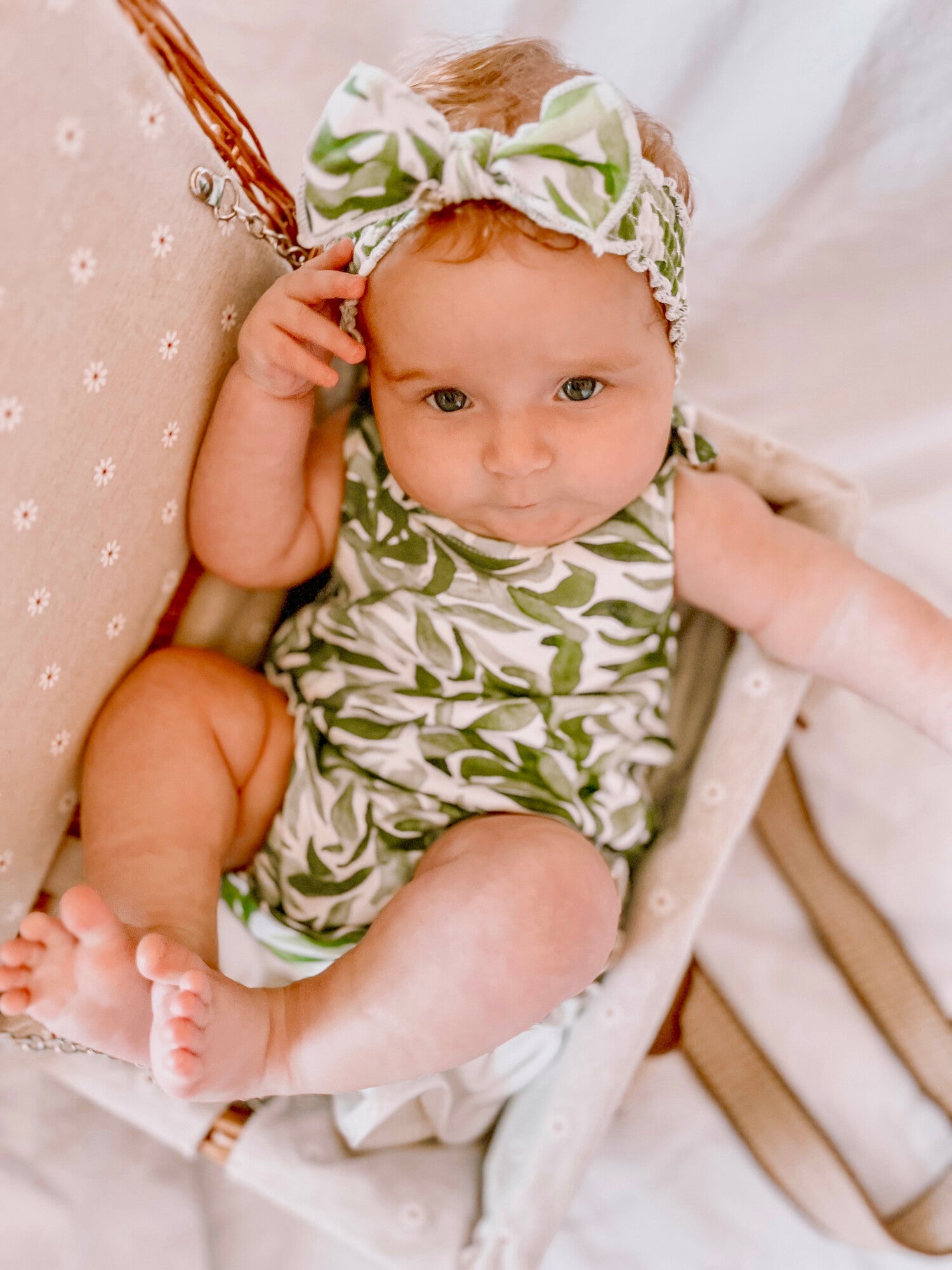 Kelp - Organic Ruffle Bodysuit