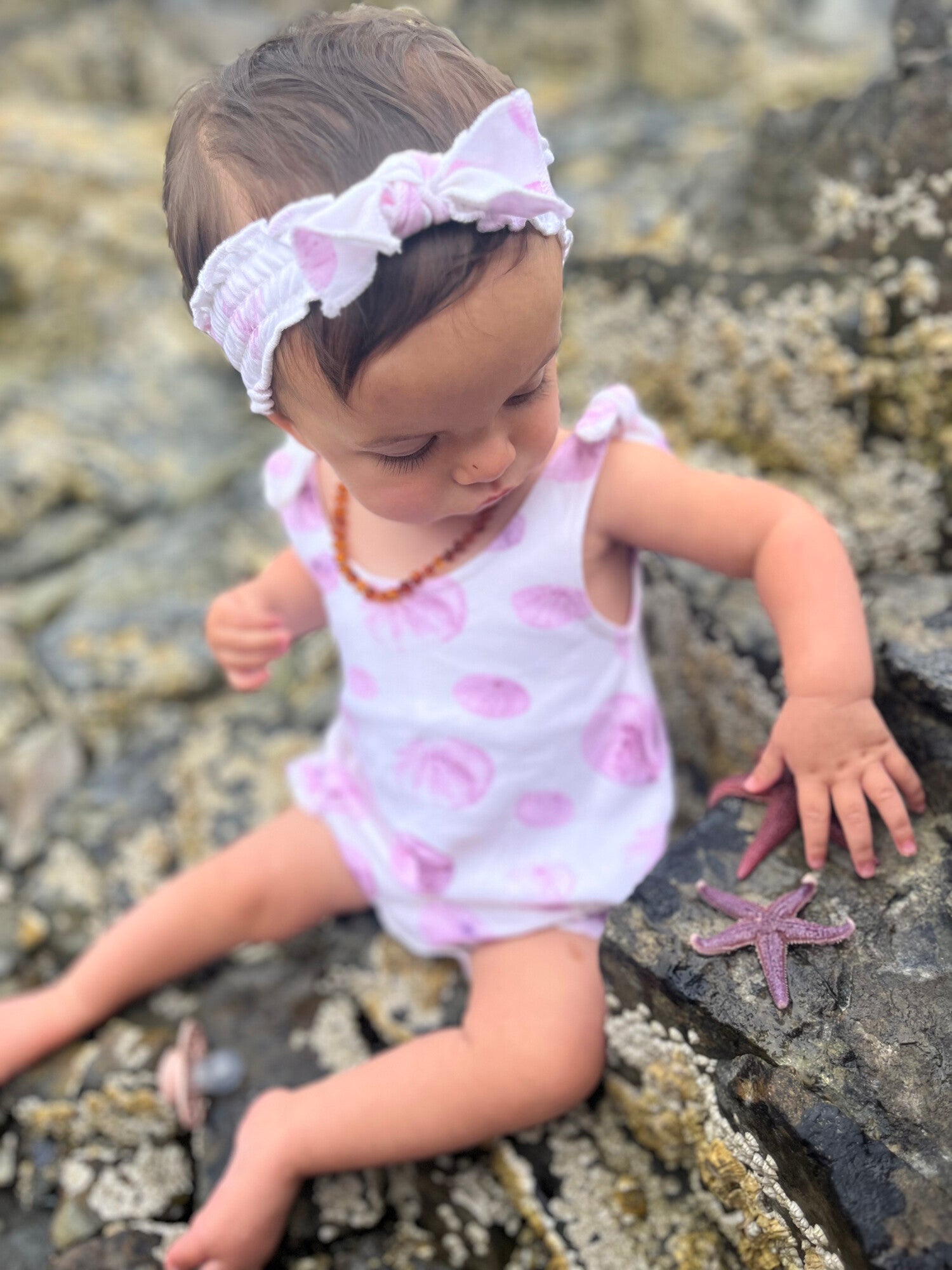Sea Urchin - Organic Ruffle Bodysuit
