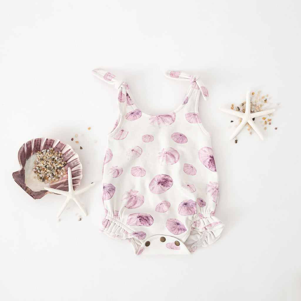 Sea Urchin - Organic Ruffle Bodysuit