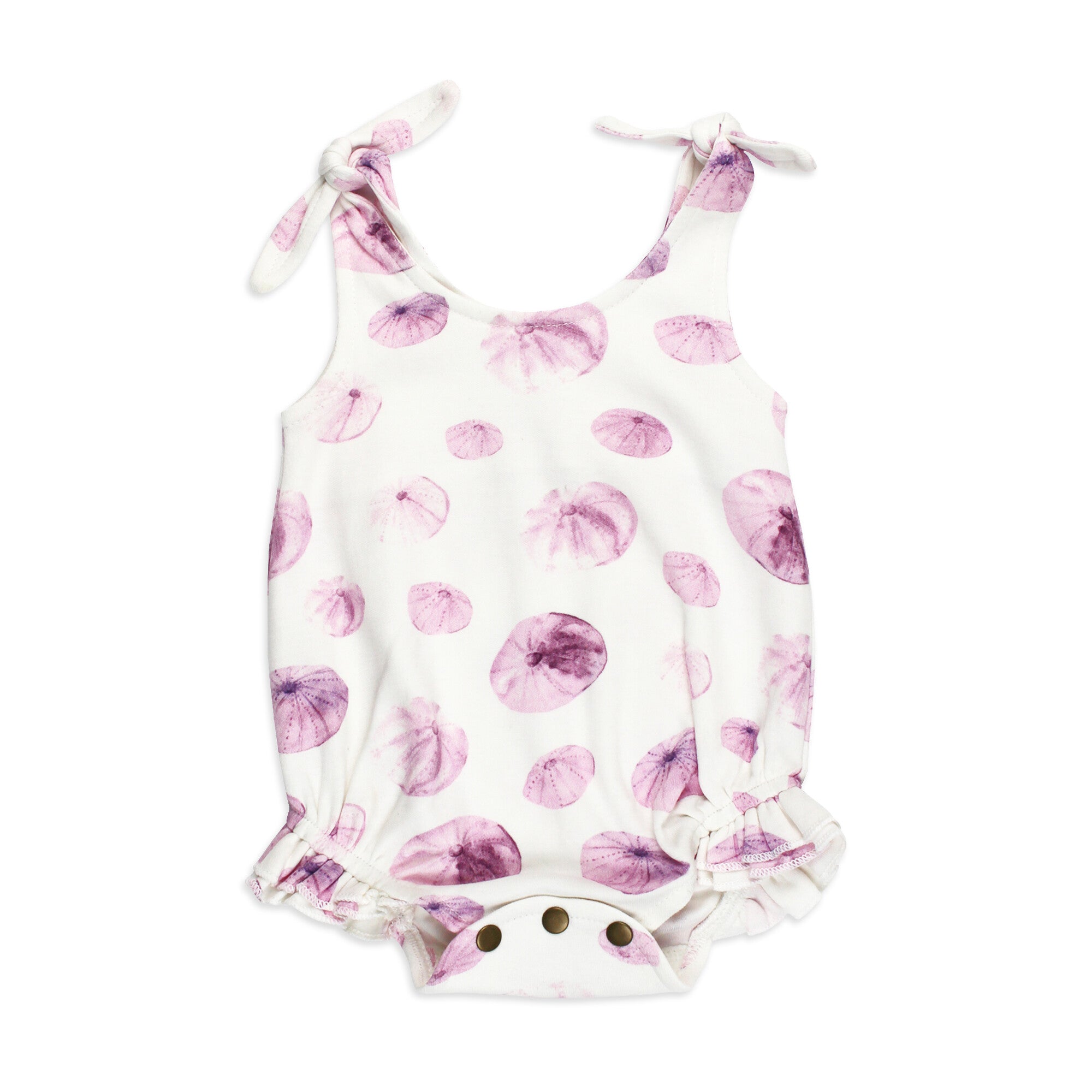 Sea Urchin - Organic Ruffle Bodysuit