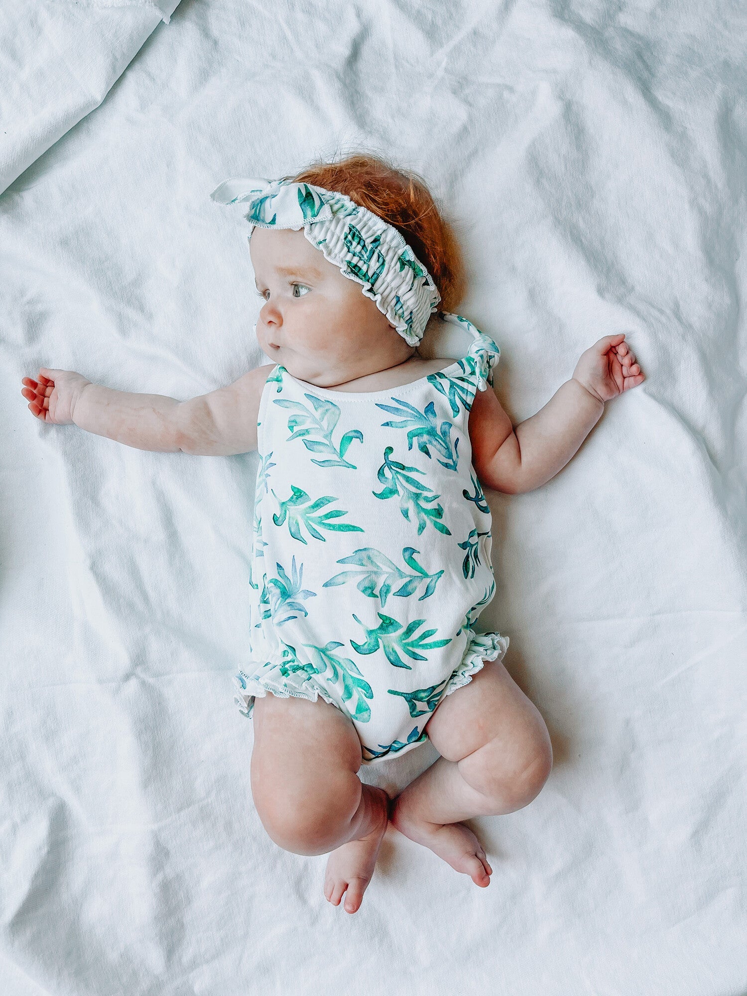 Seaweed - Organic Ruffle Bodysuit
