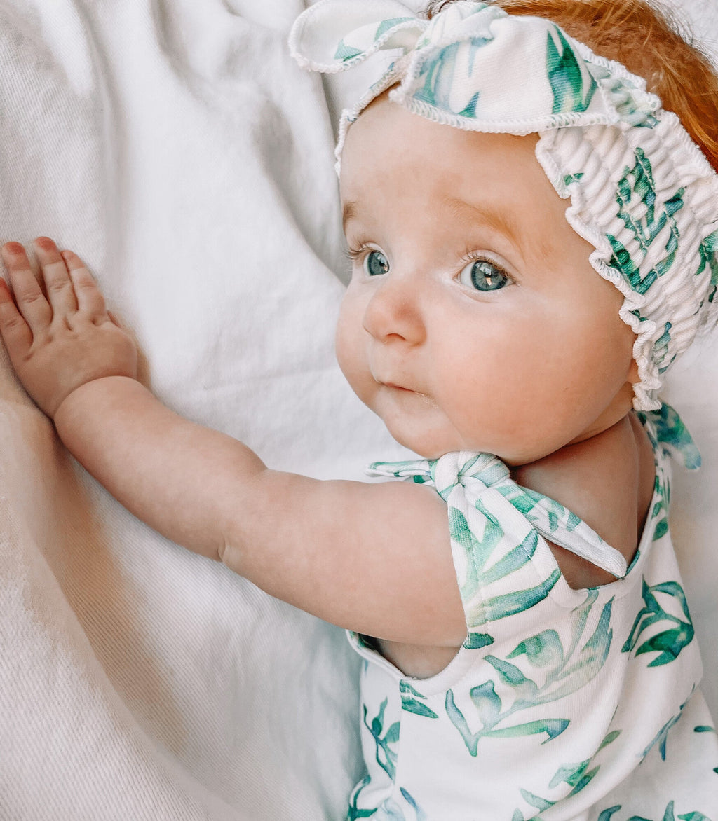 Seaweed - Organic Ruffle Bodysuit