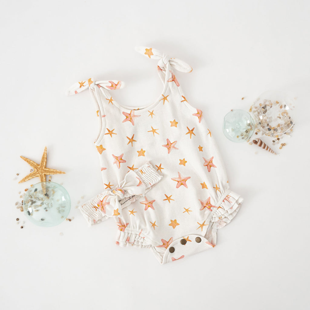 Starfish - Organic Ruffle Bodysuit