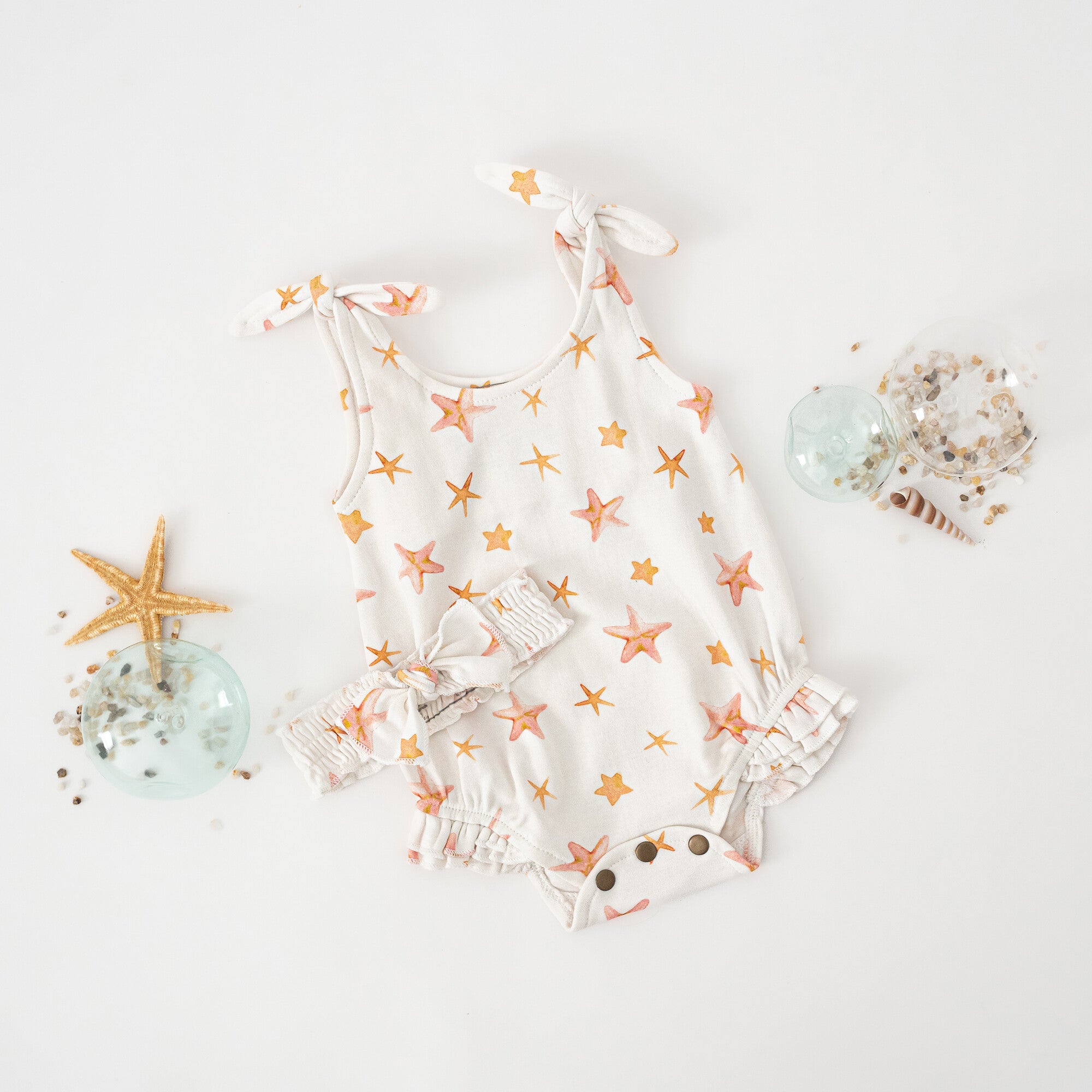 Starfish - Organic Ruffle Bodysuit