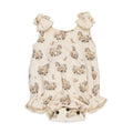 Blush Boots - Organic Bowtie Shoulder Bodysuit