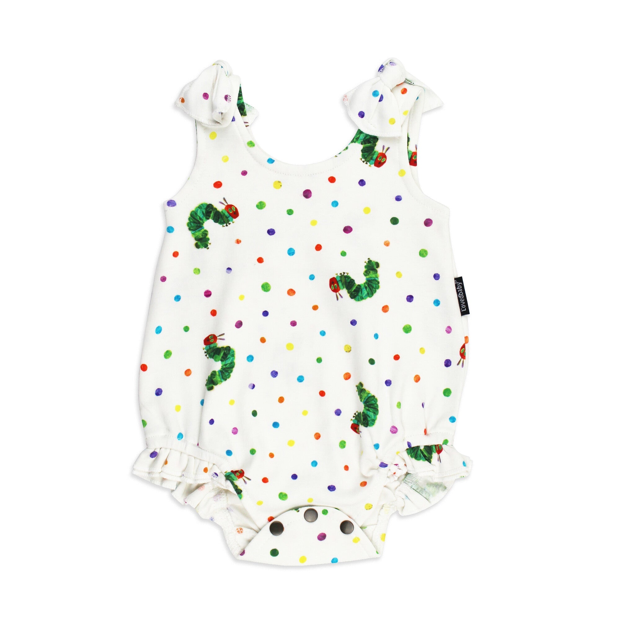 Caterpillar - Organic Bowtie Shoulder Bodysuit