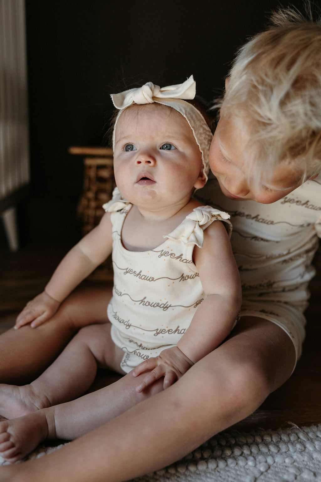 Howdy - Organic Bowtie Shoulder Bodysuit