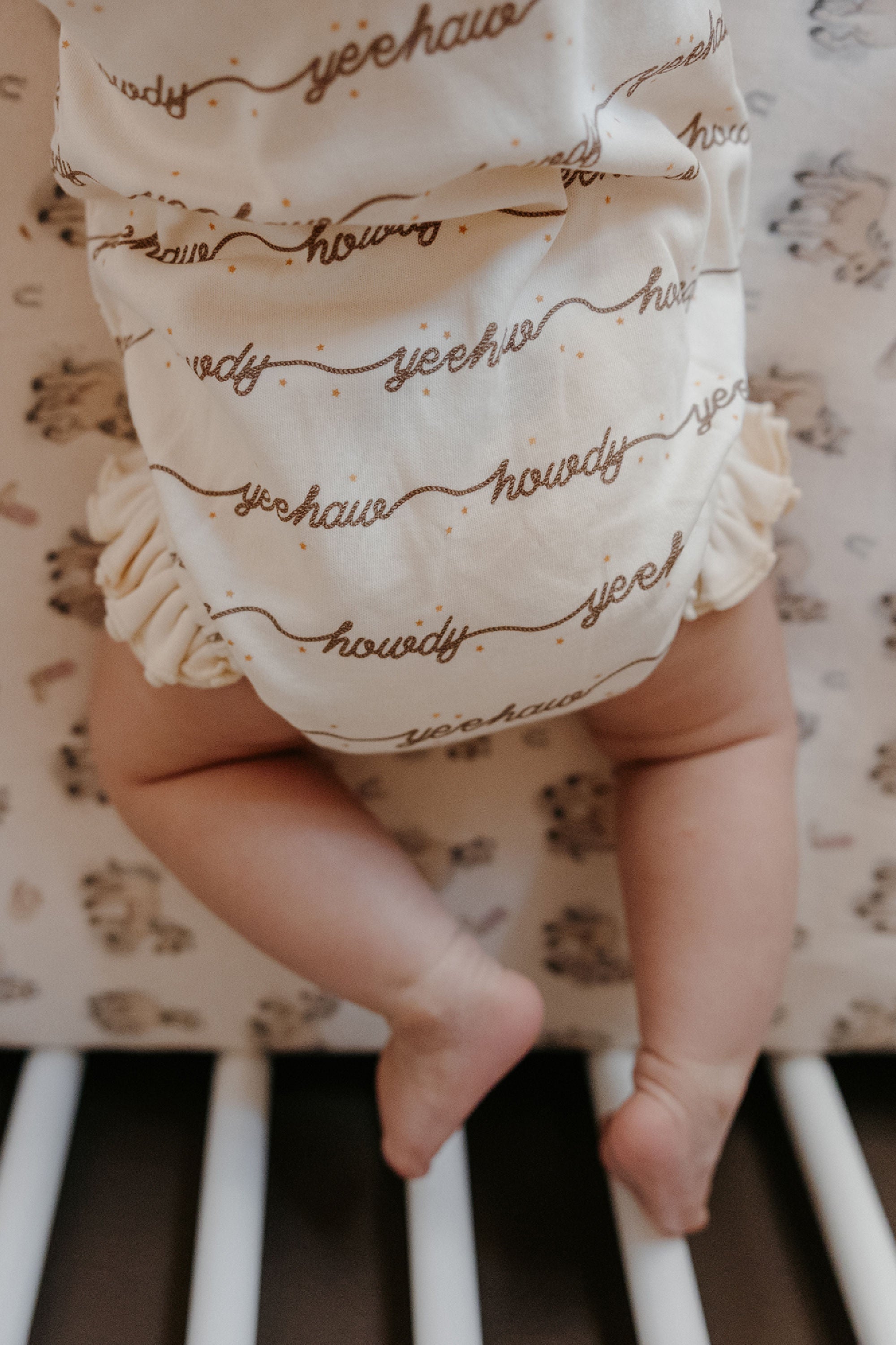 Howdy - Organic Bowtie Shoulder Bodysuit