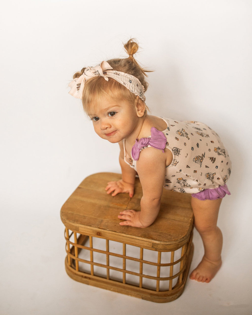 Sweet Paddington - Organic Bowtie Shoulder Bodysuit