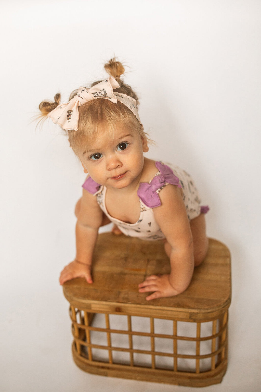 Sweet Paddington - Organic Bowtie Shoulder Bodysuit