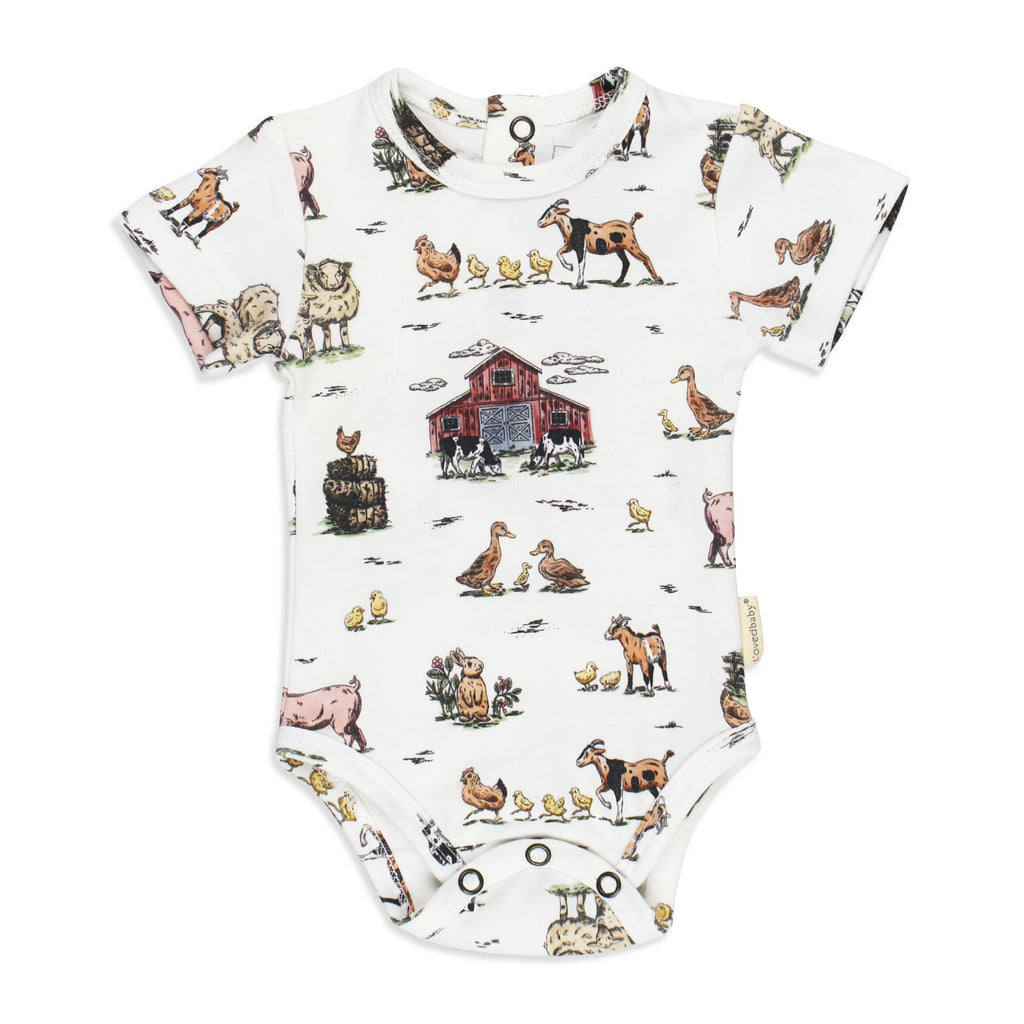 Farm Friends - Organic Short-Sleeve Bodysuit