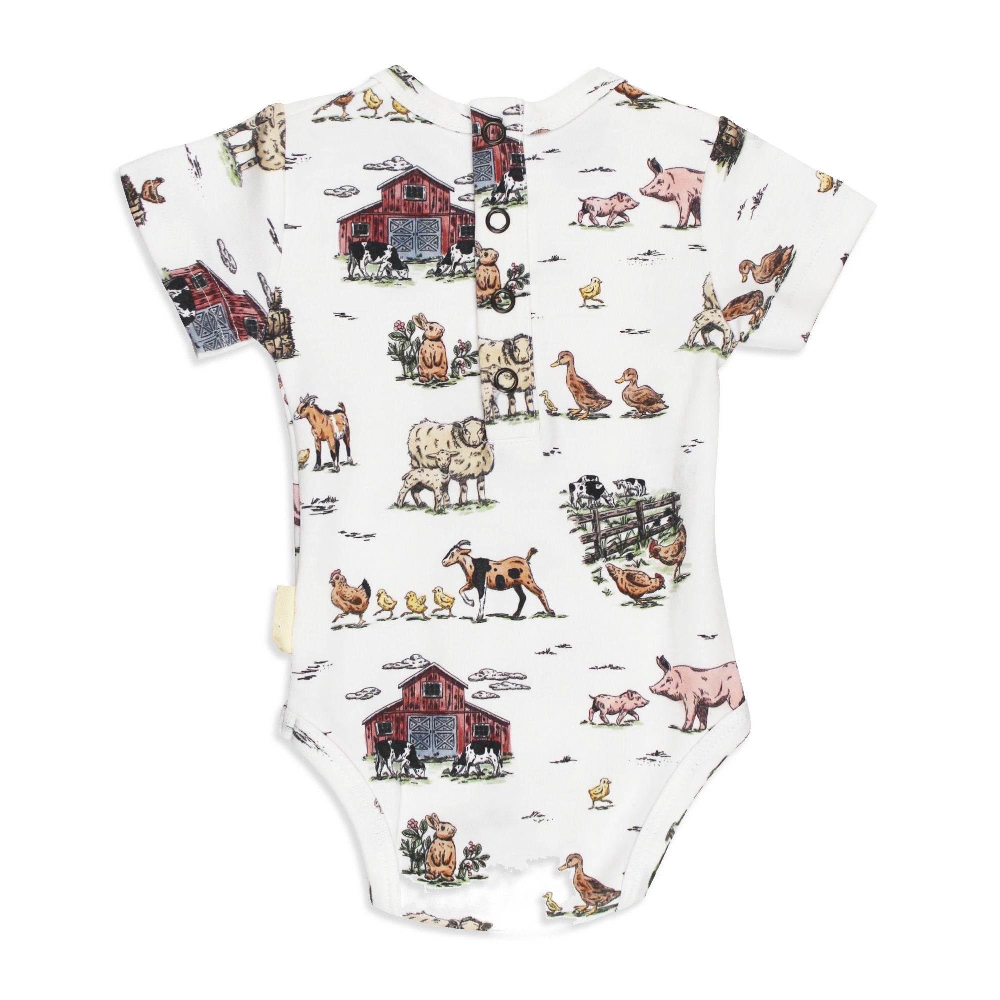 Farm Friends - Organic Short-Sleeve Bodysuit
