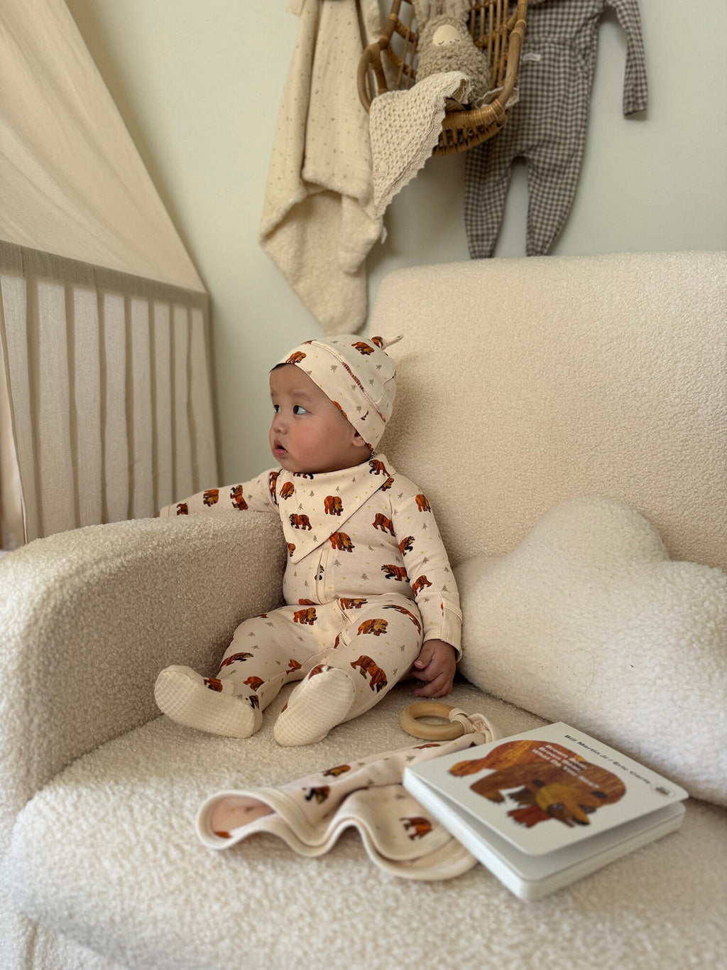 Brown Bear - Organic Knotted Hat