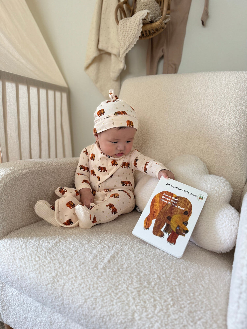 Brown Bear - Organic Knotted Hat