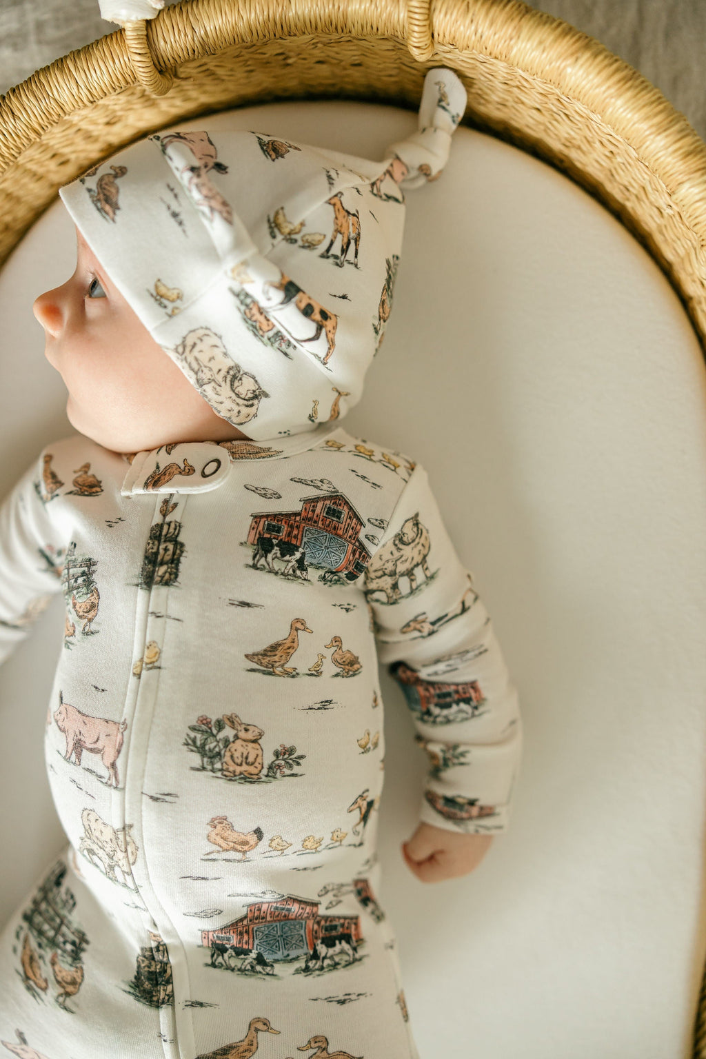 Farm Friends - Organic Knotted Hat