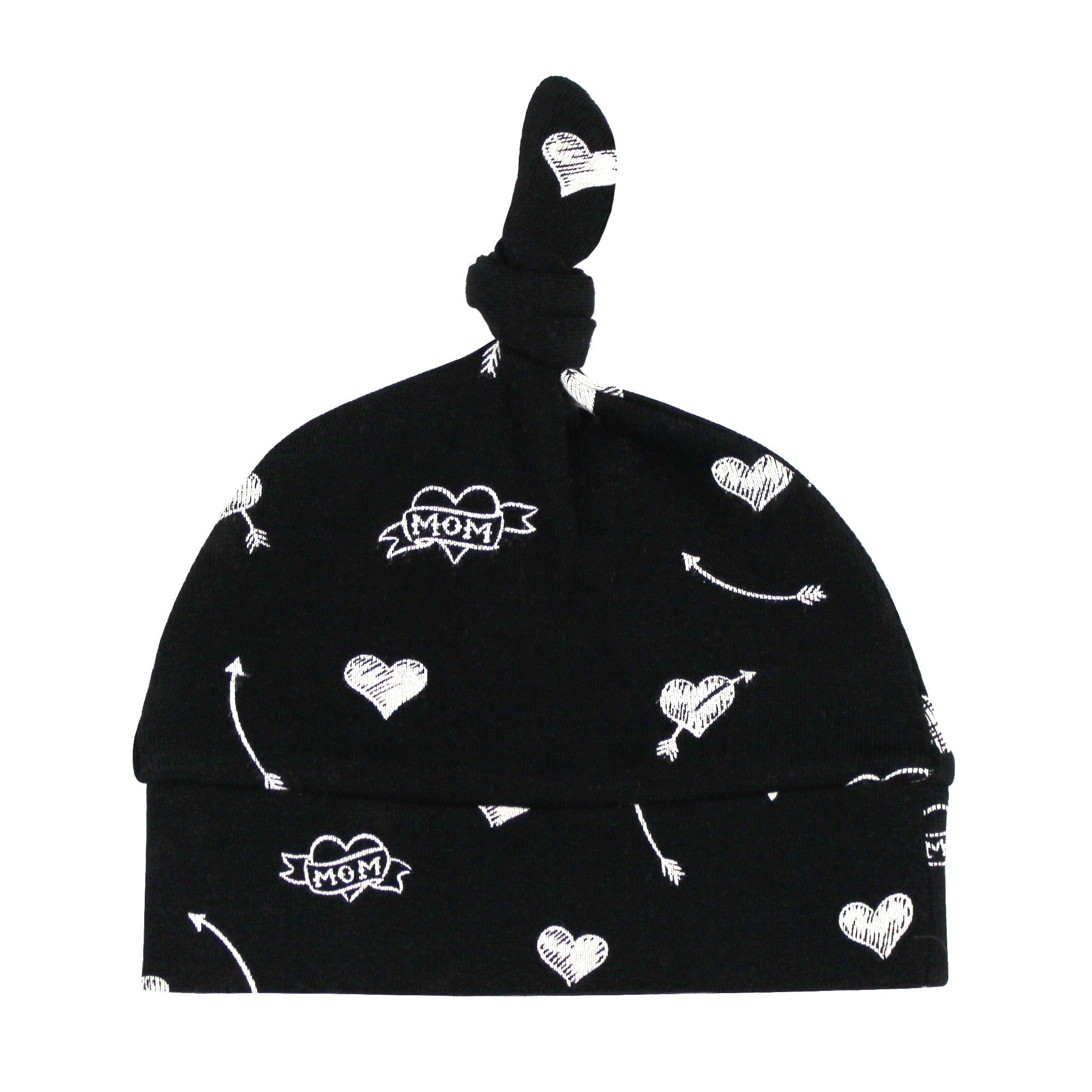 Mom Heart - Organic Knotted Hat