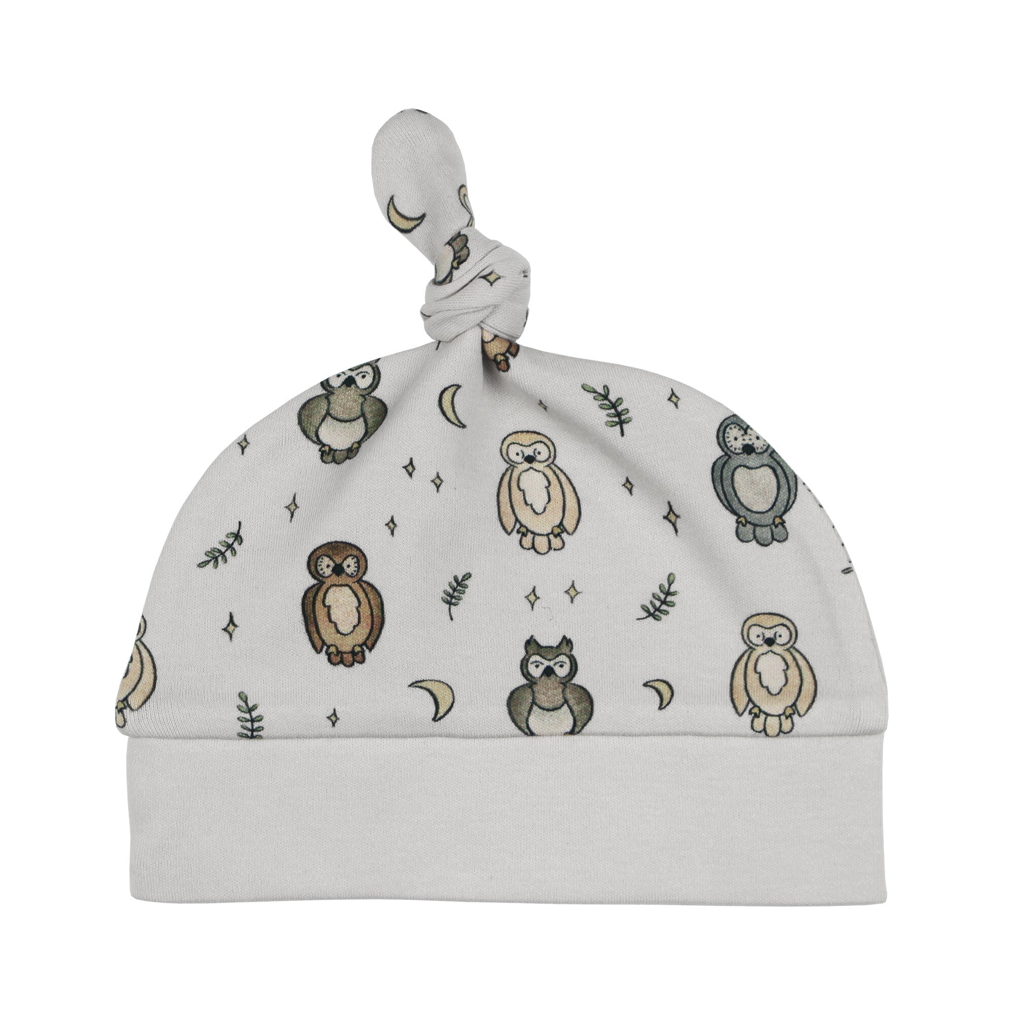 Owl Hoo? - Organic Knotted Hat