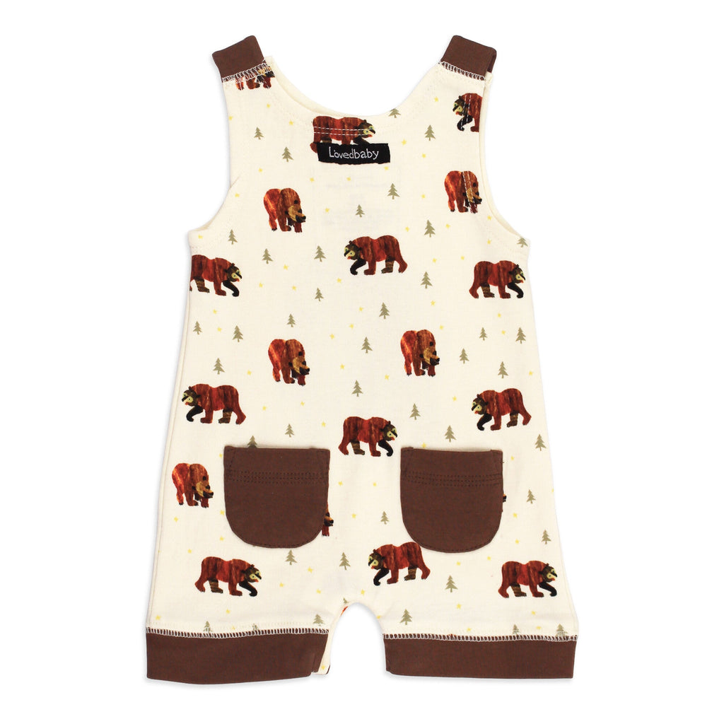 Brown Bear - Organic Sleeveless Romper